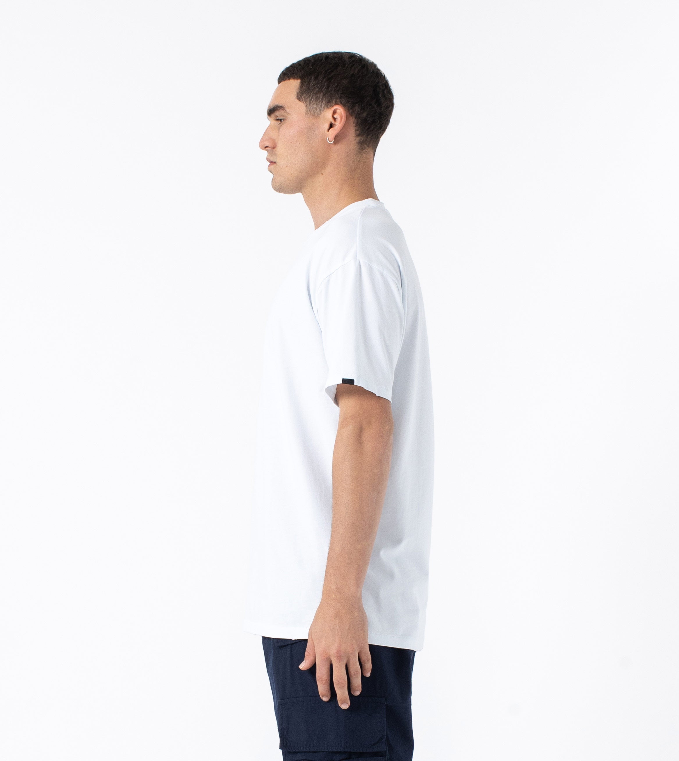 Ripped Box Tee White