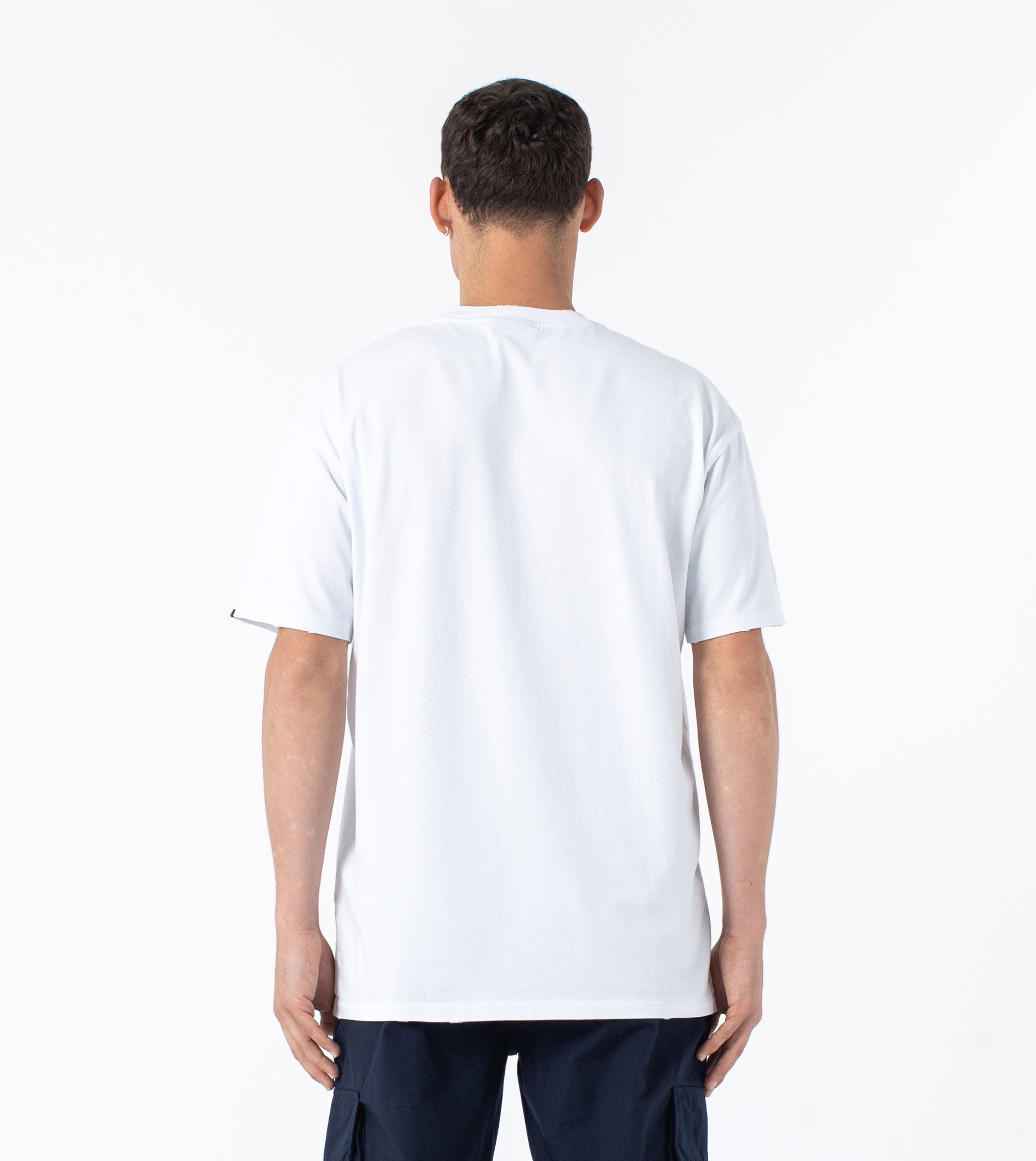 Ripped Box Tee White
