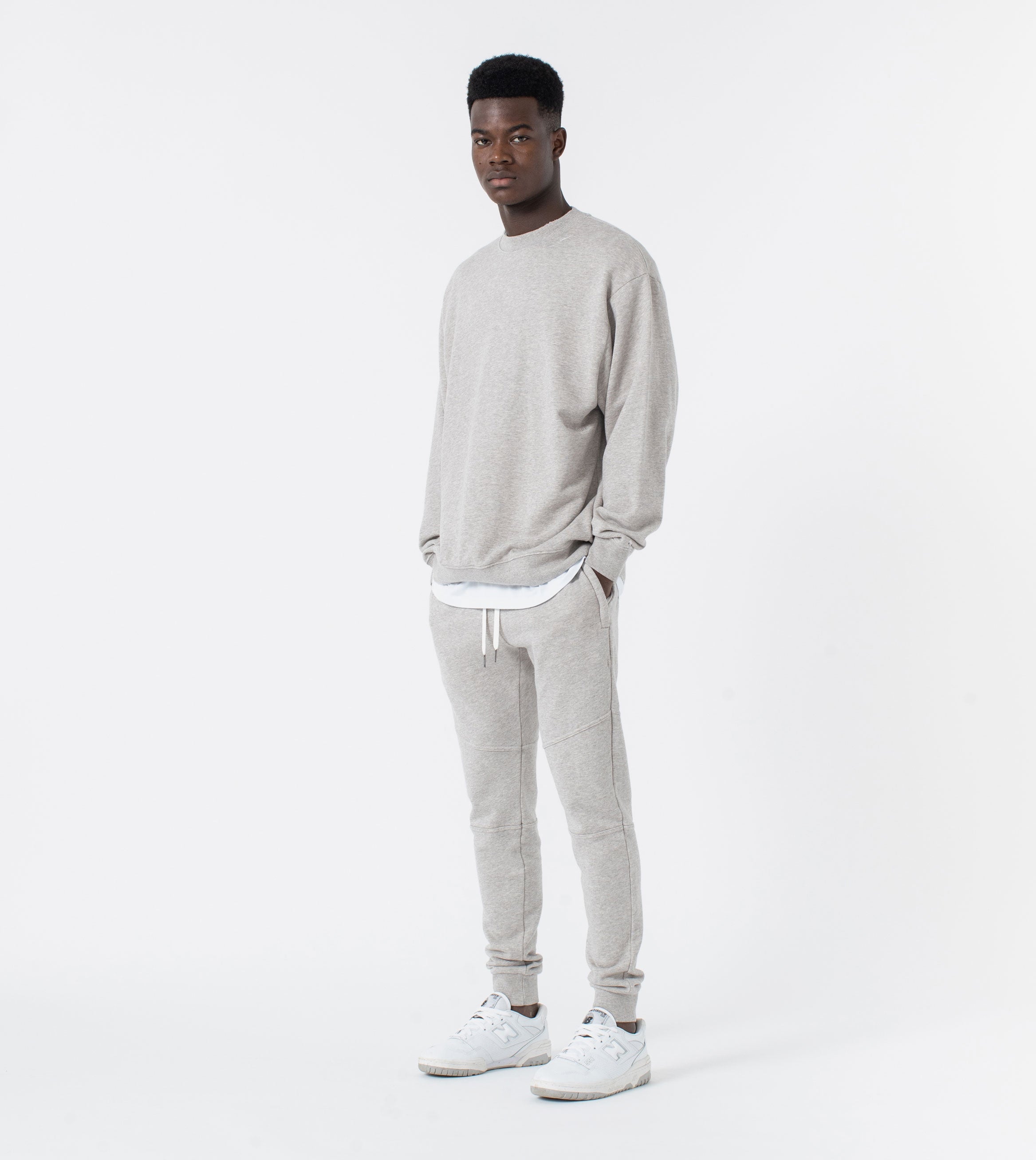 Ripped Orgo Crew Sweat Gravel
