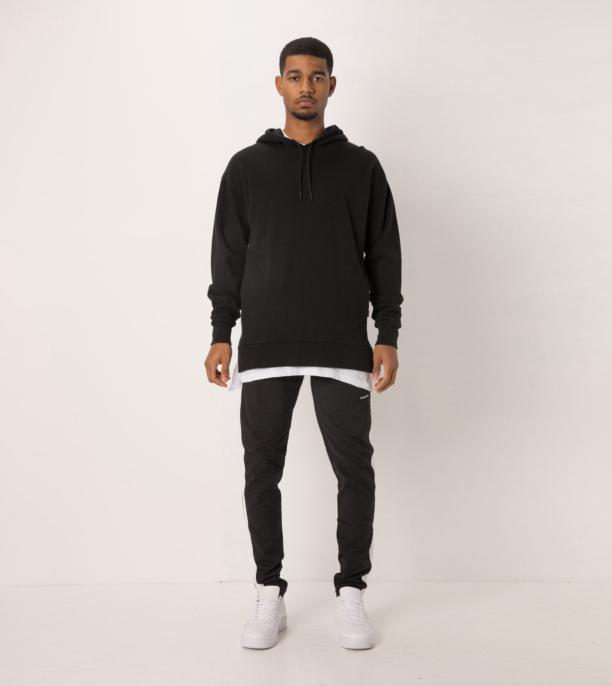 Rugger Hood Sweat Black