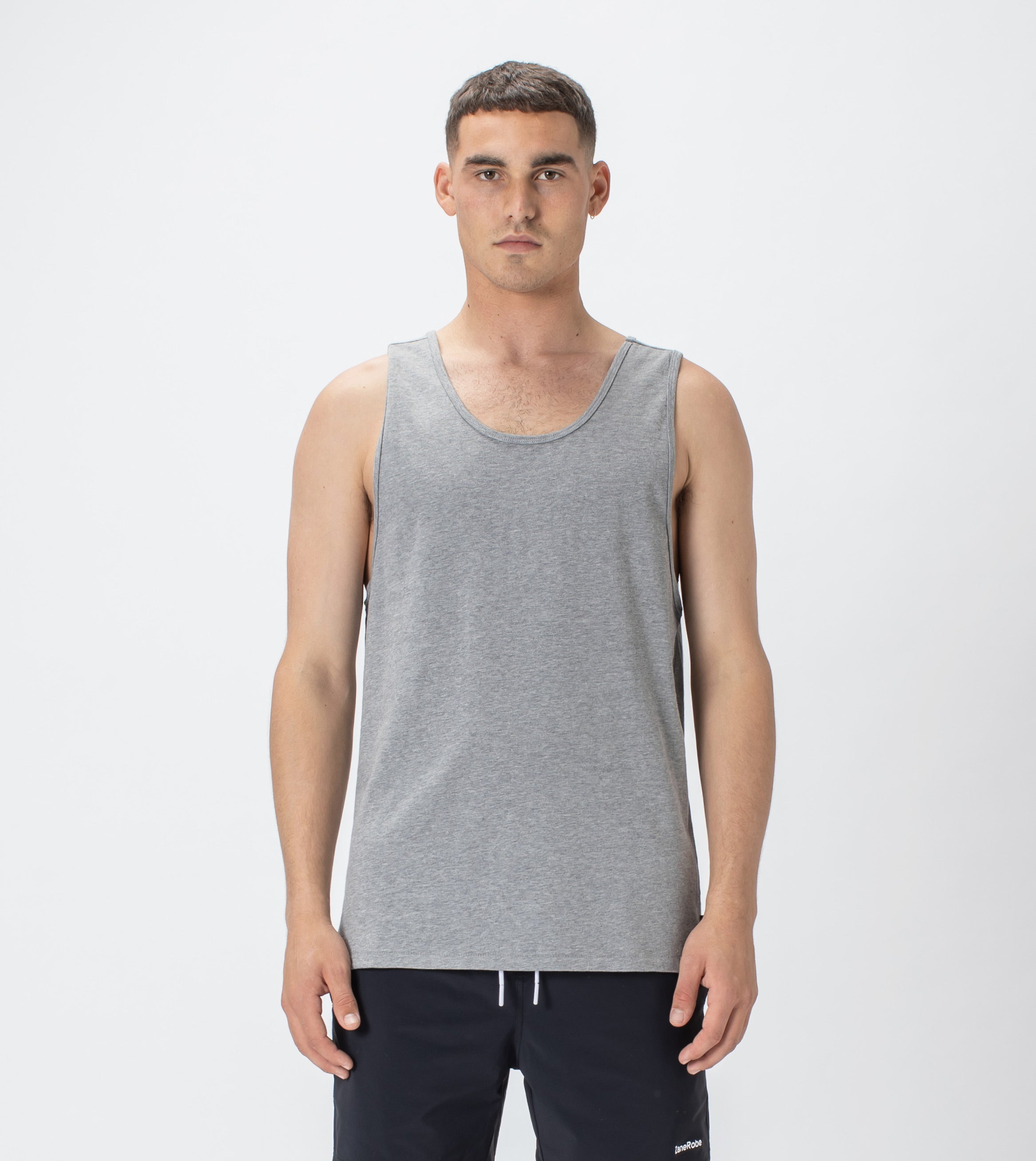 Rugger Tank Dk Grey Marle