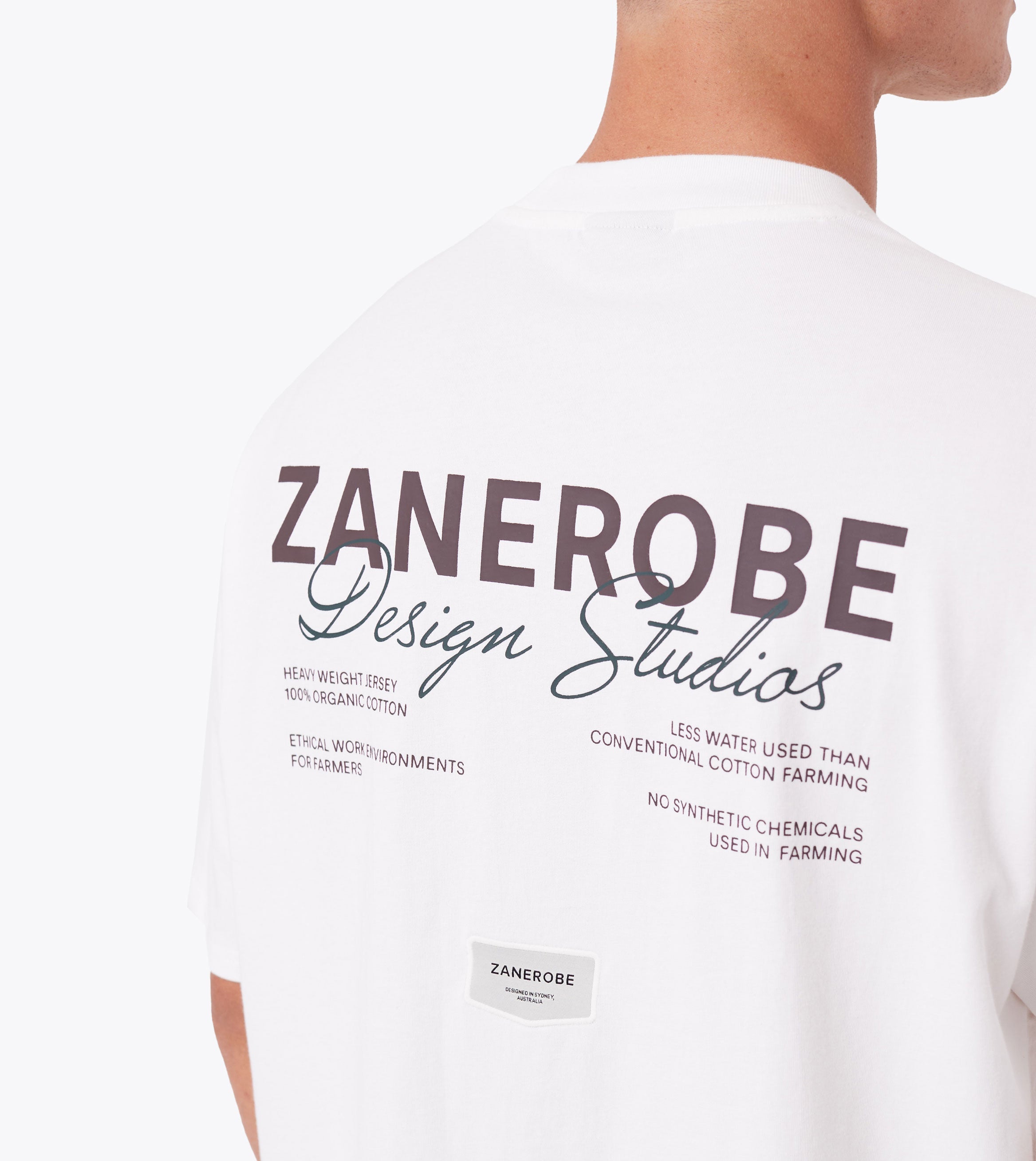 Script Box ++ Tee Vintage White