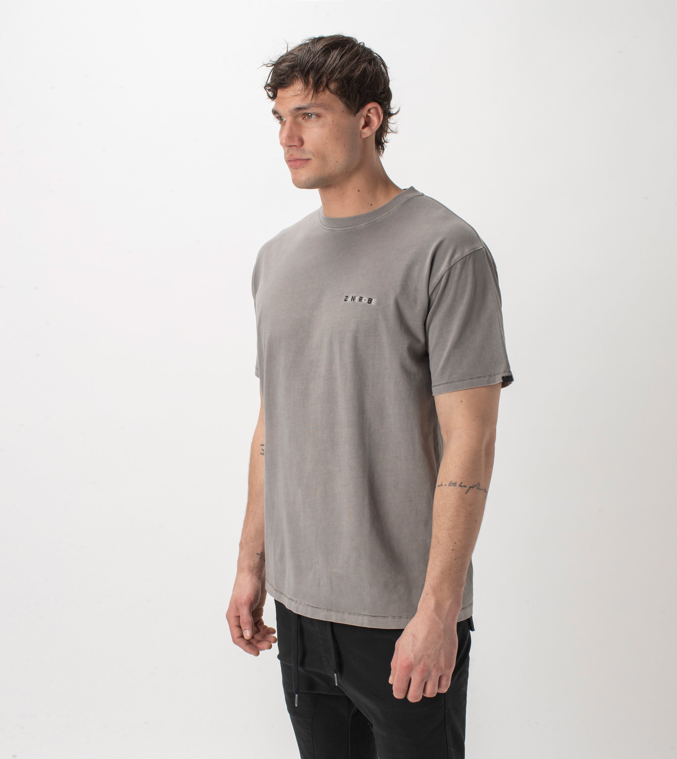 Shadow Box Tee GD Ash