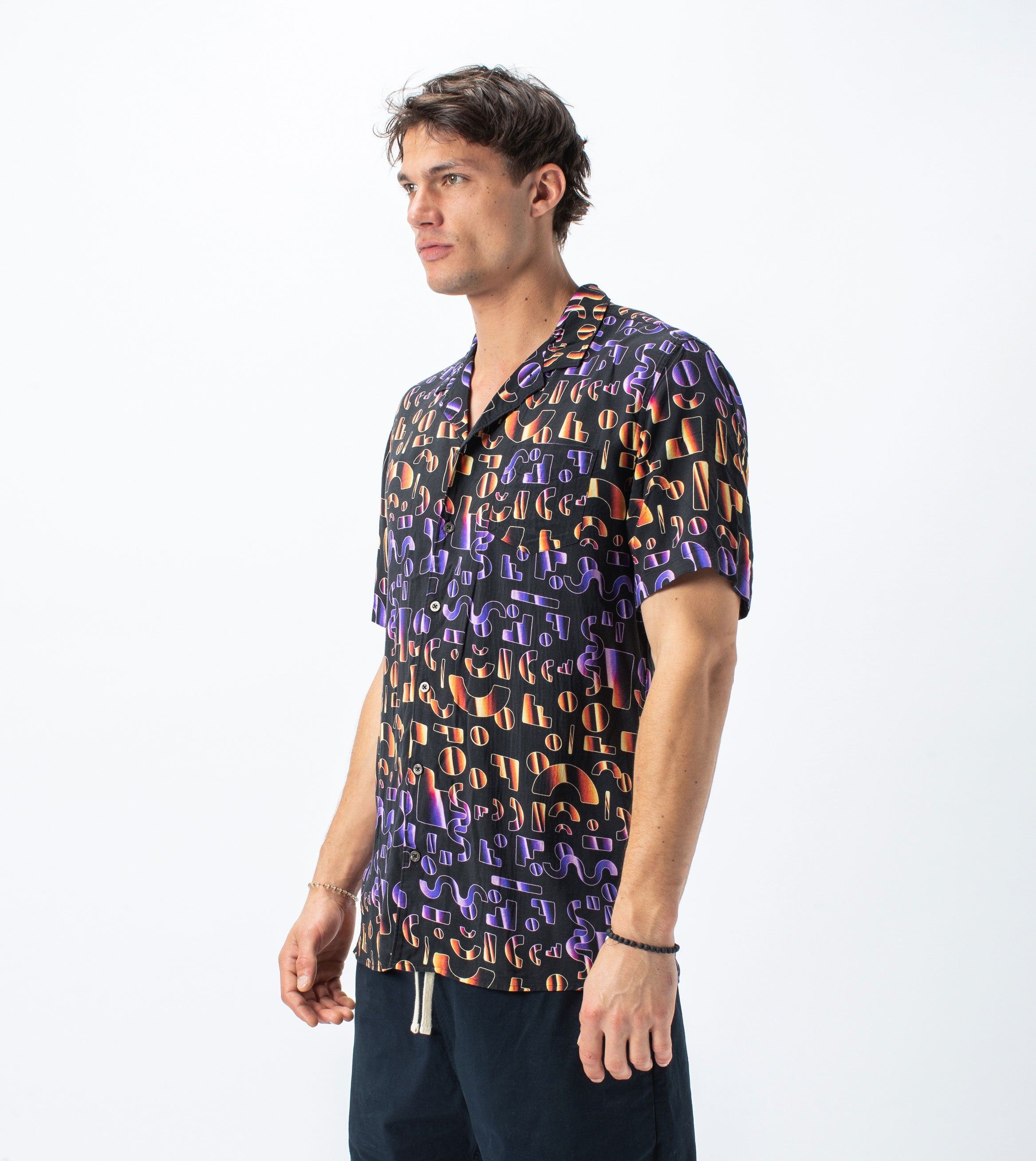 Shape SS Shirt Black/Clay - Sale