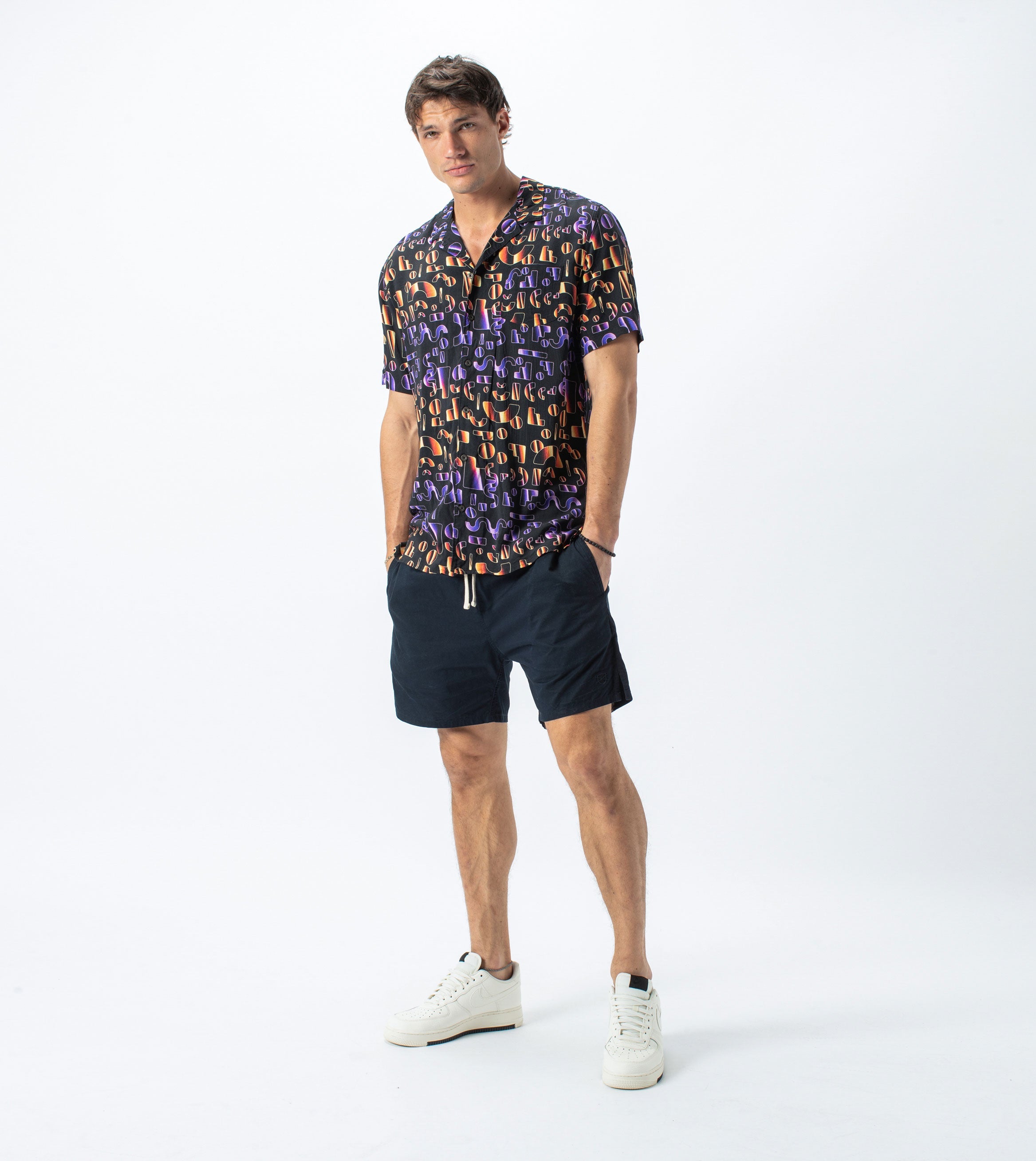 Shape SS Shirt Black/Clay - Sale