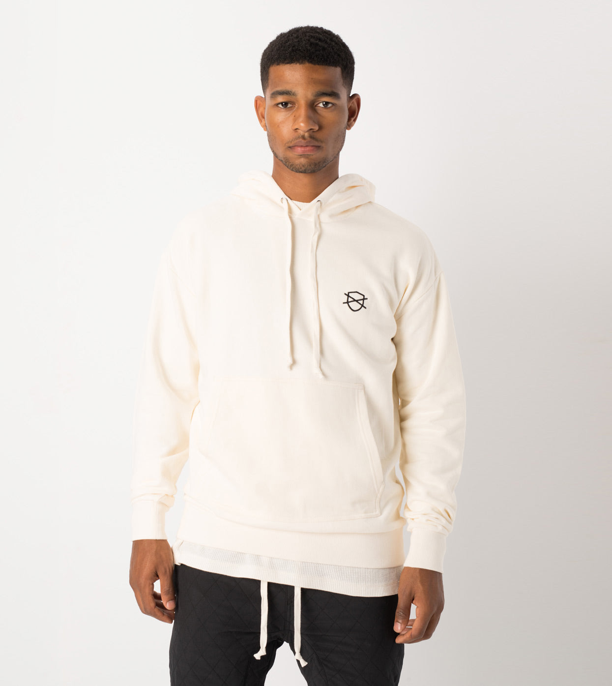 Shield Rugger Hood Sweat Bone - Sale