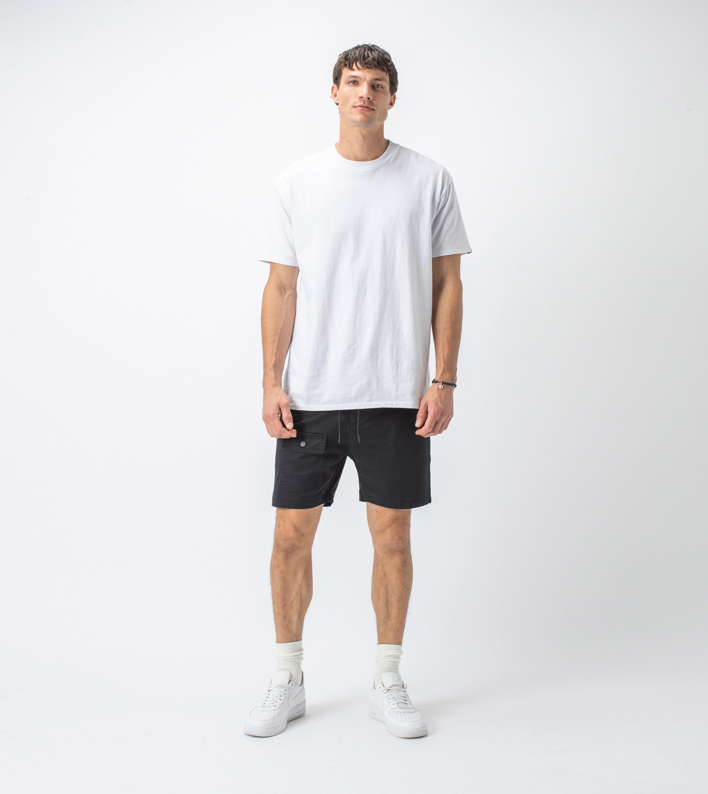 Snapshot Cargo Short Washed Black
