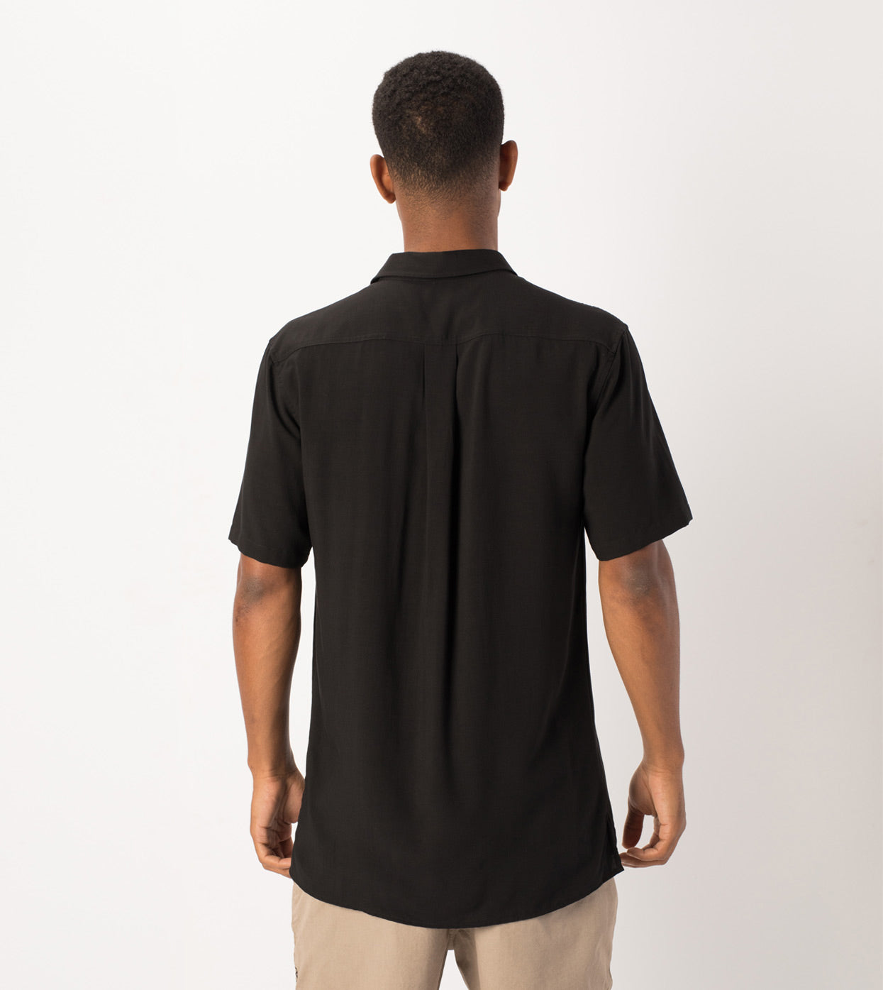 Solid SS Shirt Black