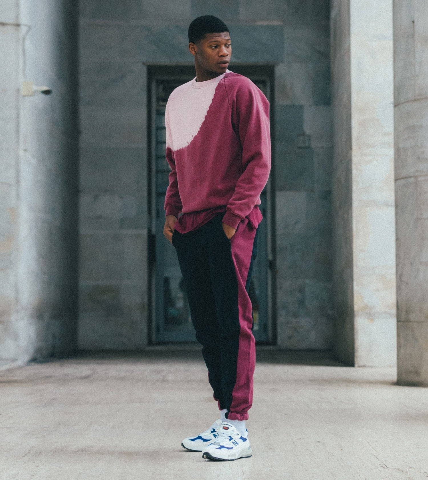 Spill Lowgo Raglan Crew Sweat GD Boysenberry