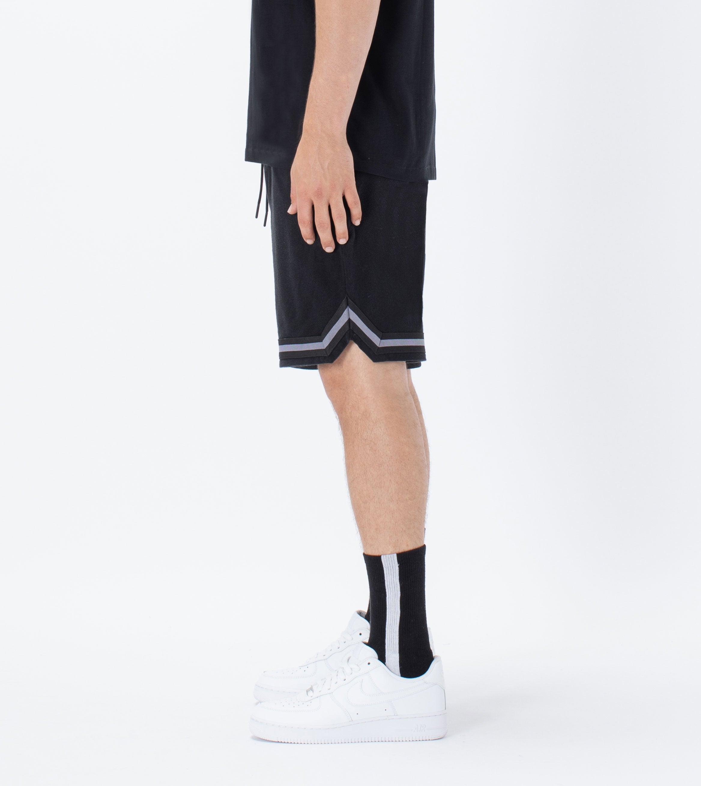 Spill Pique Basketball Short GD Black