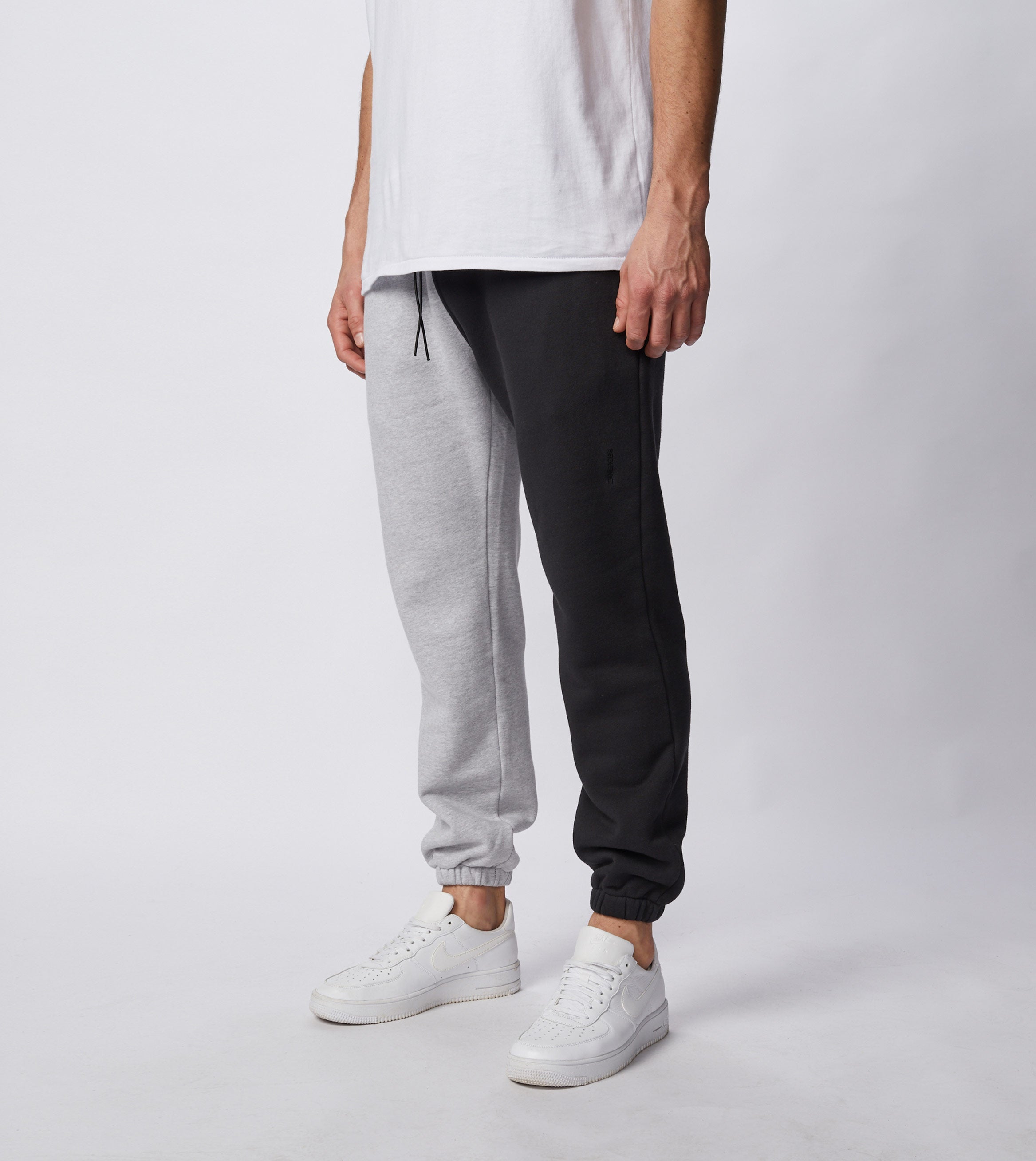 Splice Jumpa Sweat Fleece Jogger Silver Marle/Black - Sale
