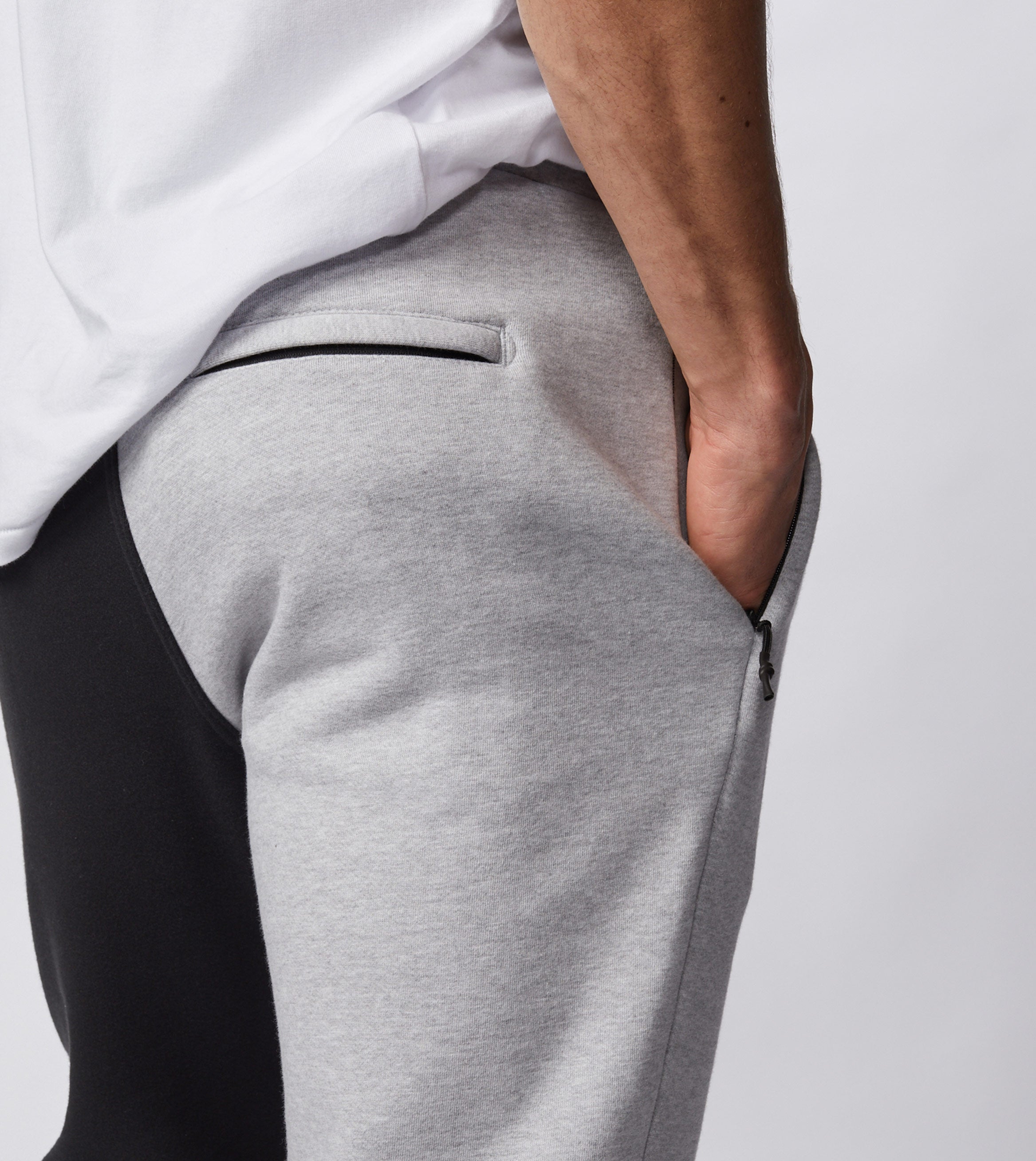 Splice Jumpa Sweat Fleece Jogger Silver Marle/Black - Sale