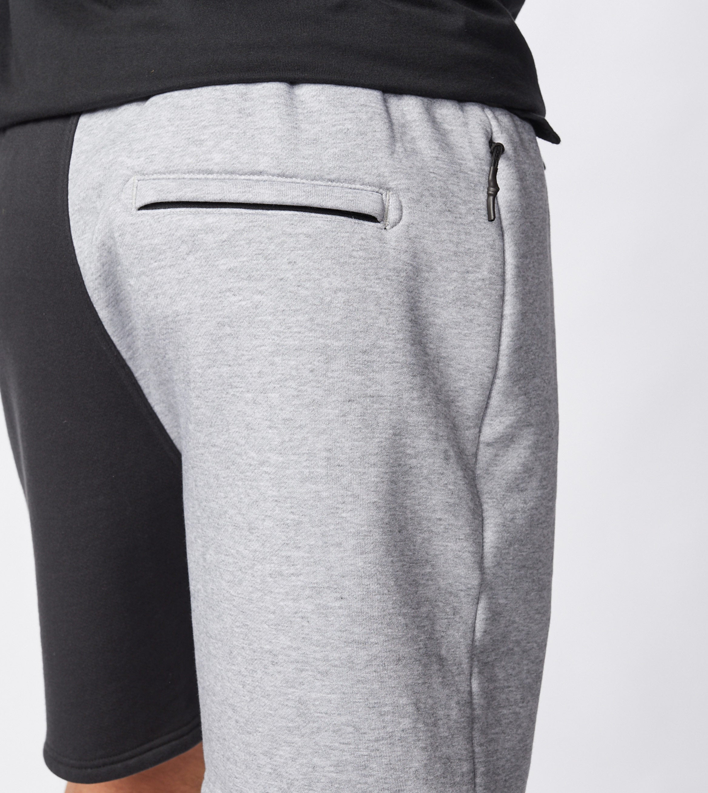 Splice Jumpa Sweat Short Silver Marle/Smokey Black