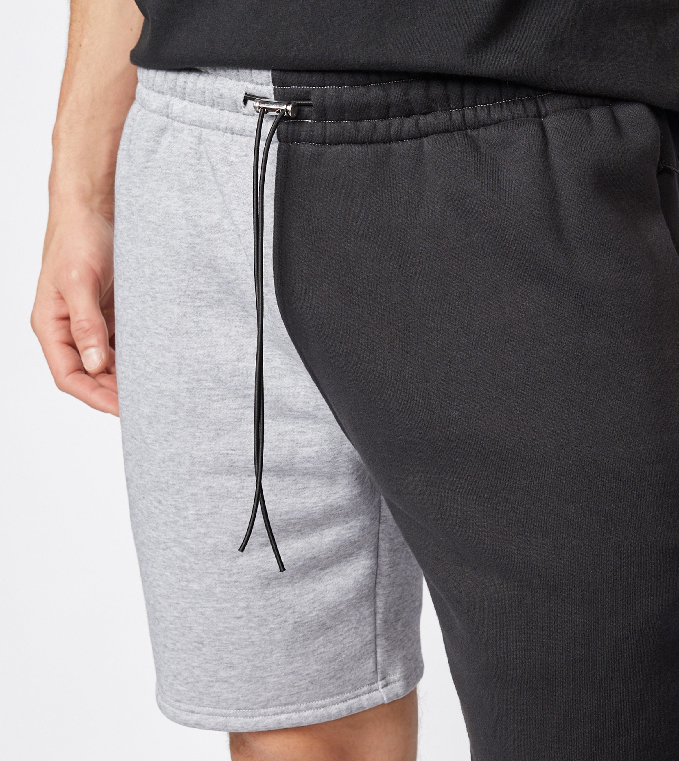 Splice Jumpa Sweat Short Silver Marle/Smokey Black