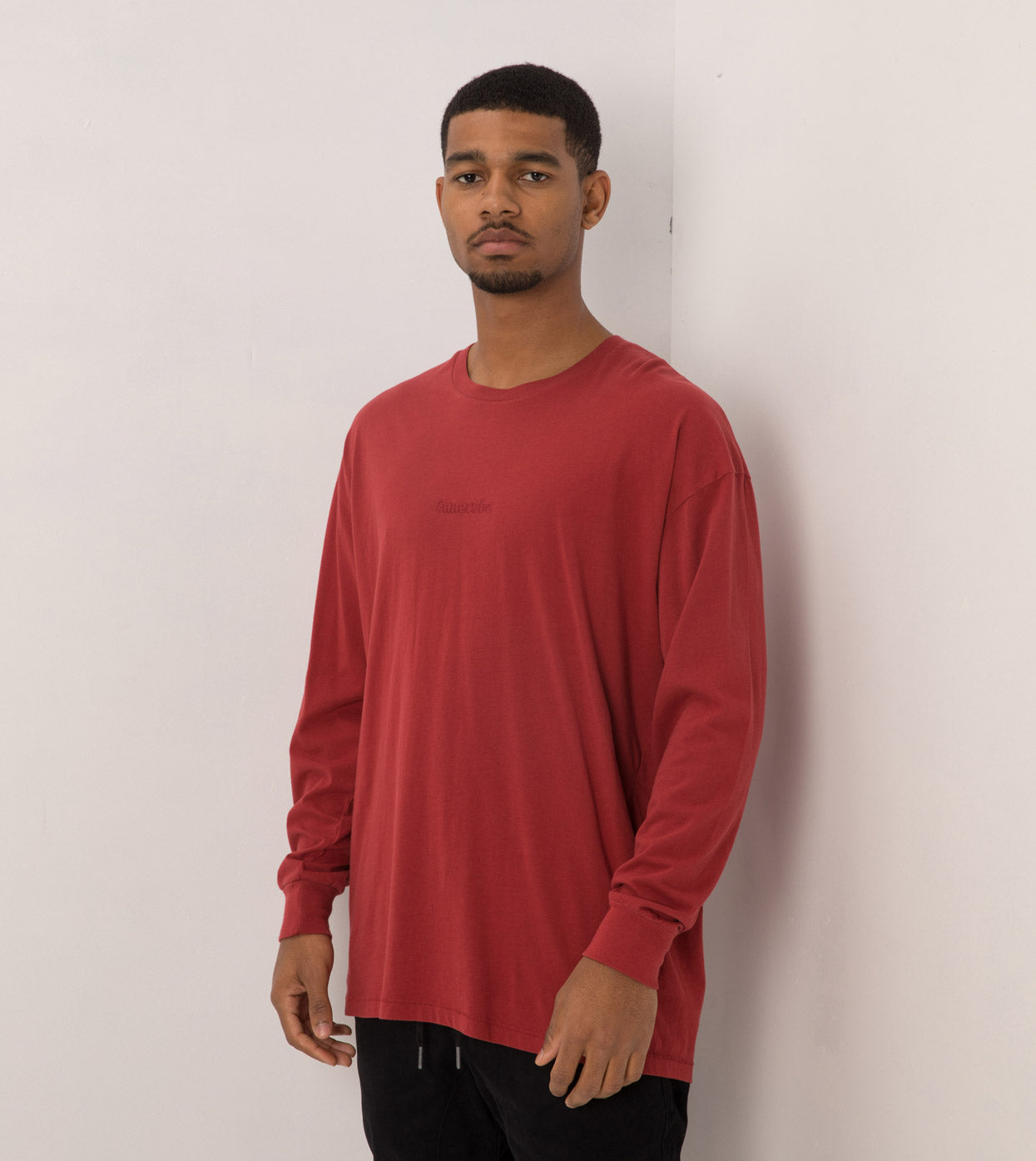 Sponsor Rugger LS Tee Dk Cherry