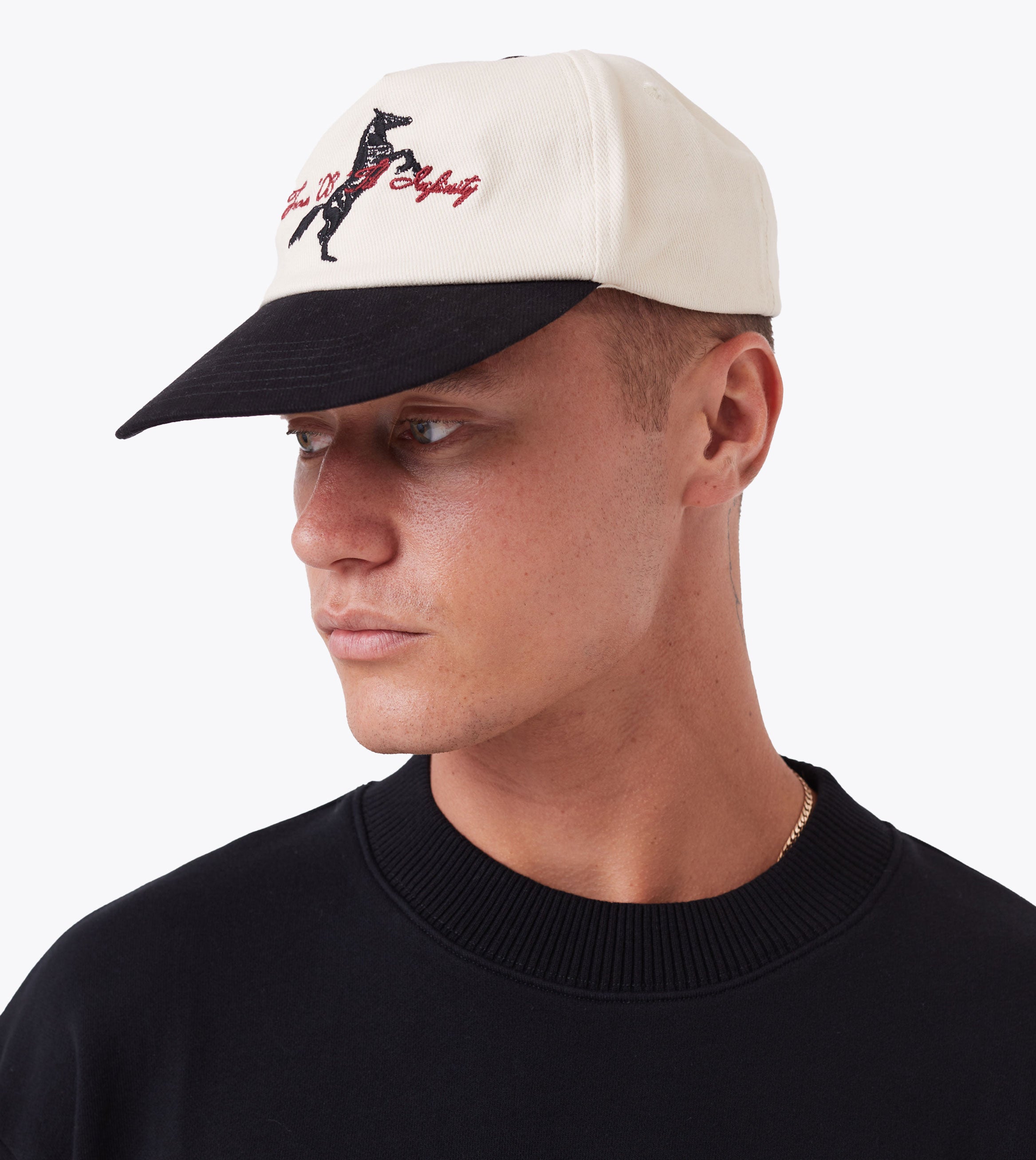 Steed Cap Vintage White/Black