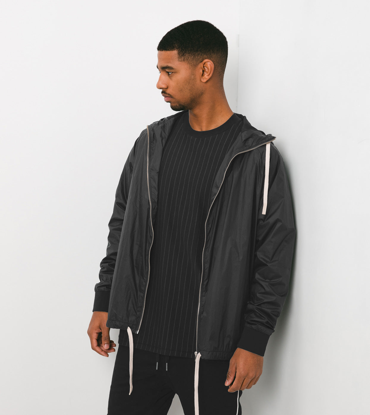 Storm Spray Jacket Scratched Black - Sale