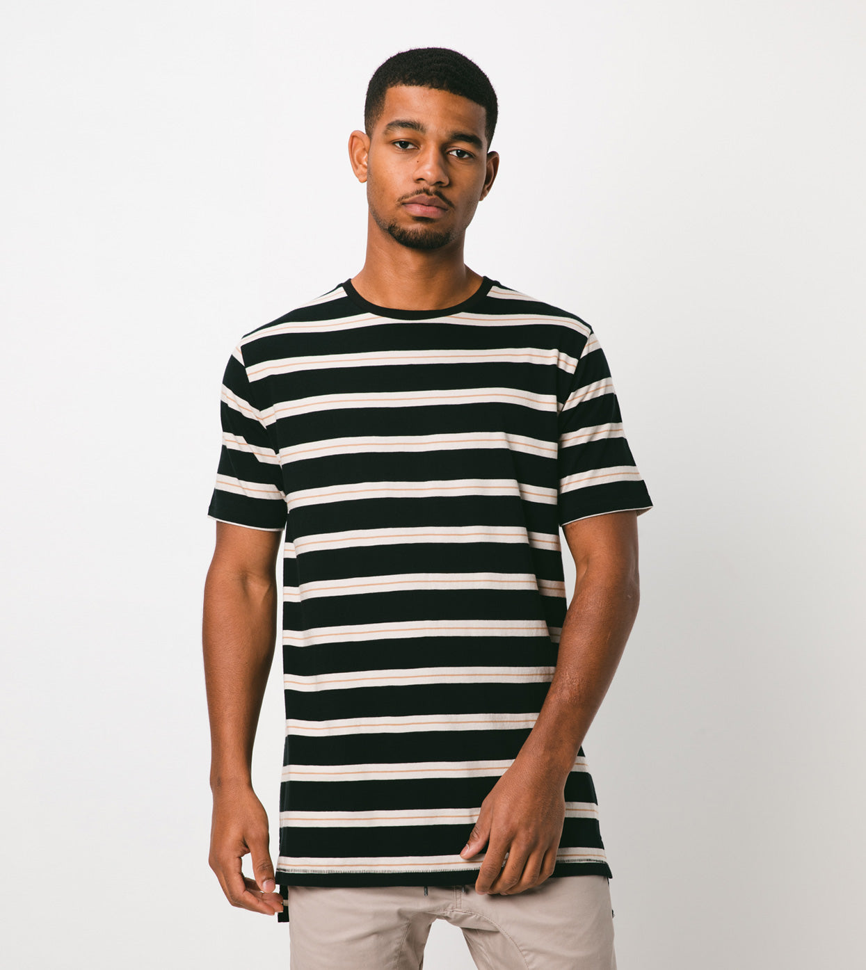 Stripe Flintlock Tee Black/Shell