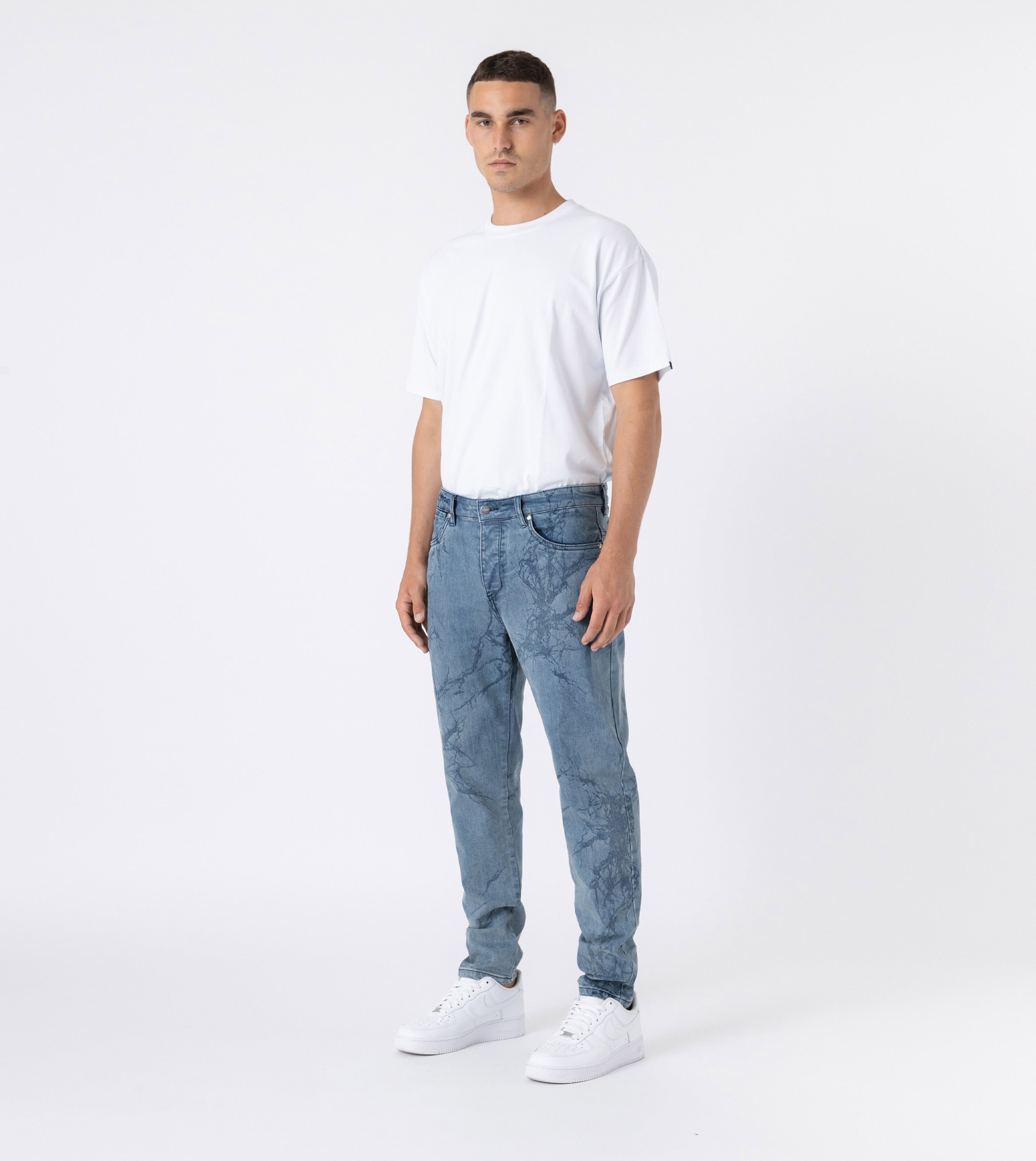 Su Blow Denim Blue Marble