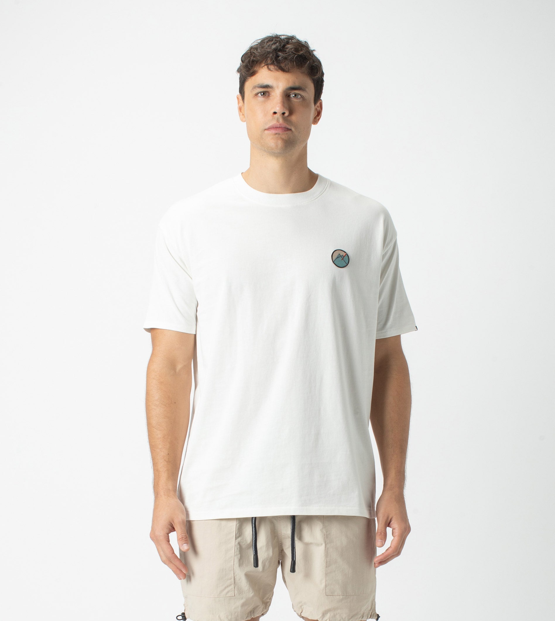 Summit Patch Box Tee Milk