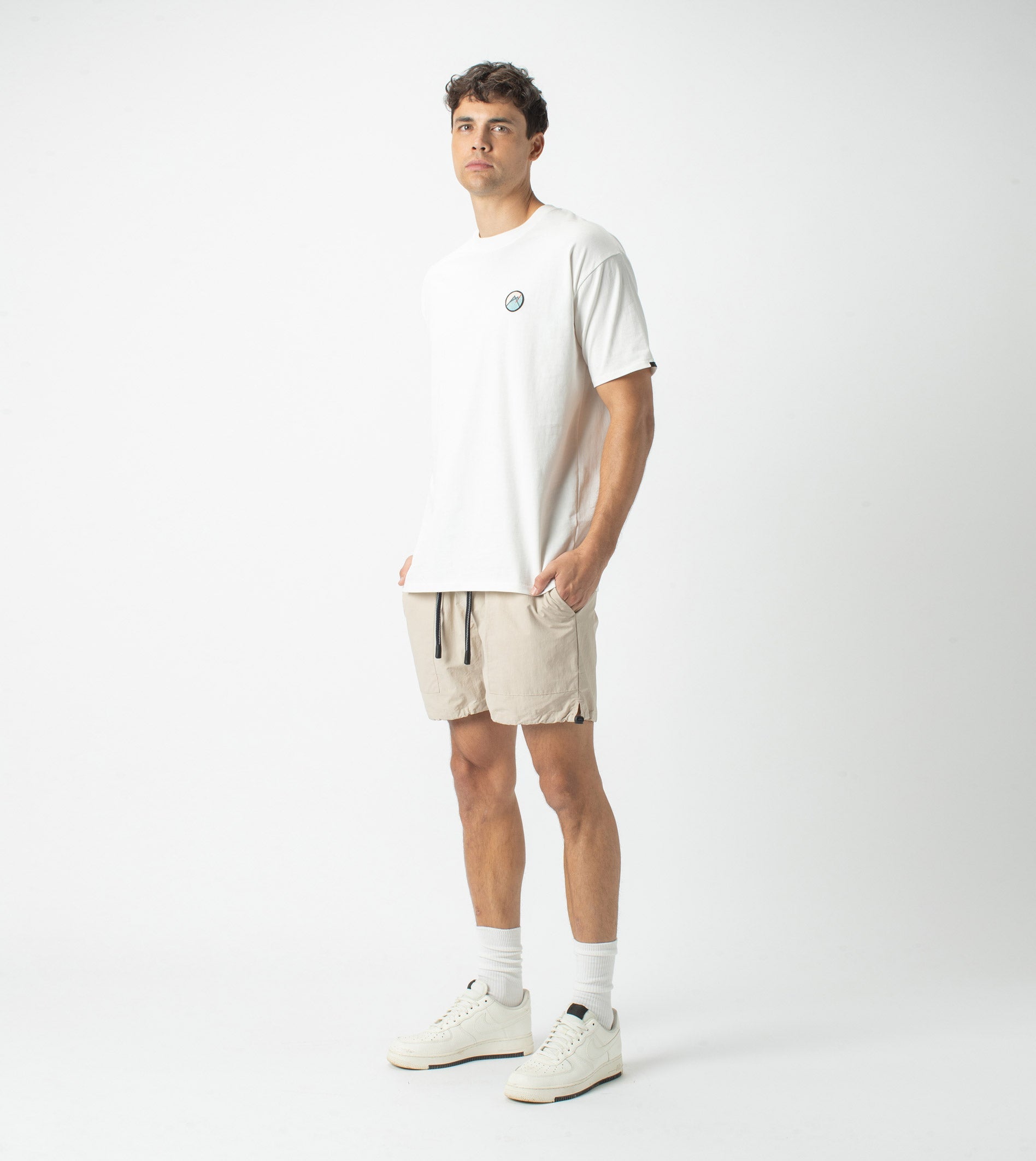 Summit Patch Box Tee Milk