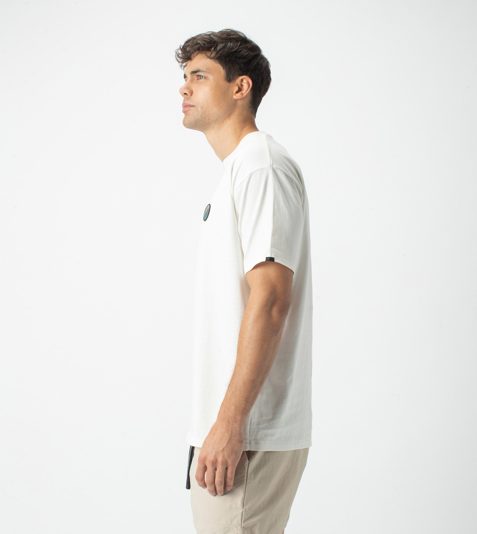 Summit Patch Box Tee Milk