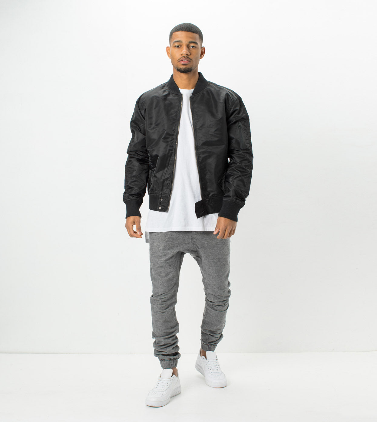 Sureshot Brushed Jogger Charcoal Marle