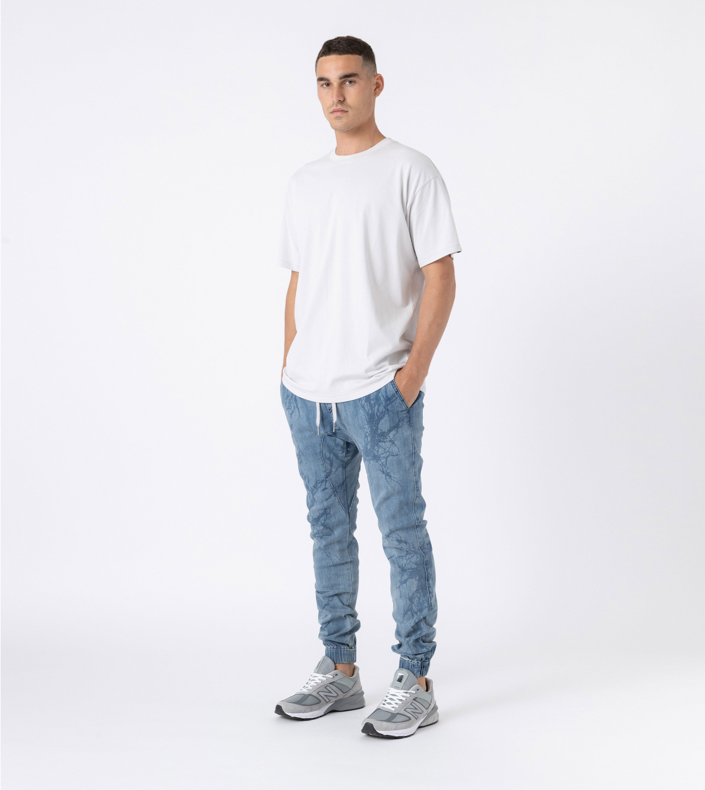 Sureshot Denim Jogger Blue Marble