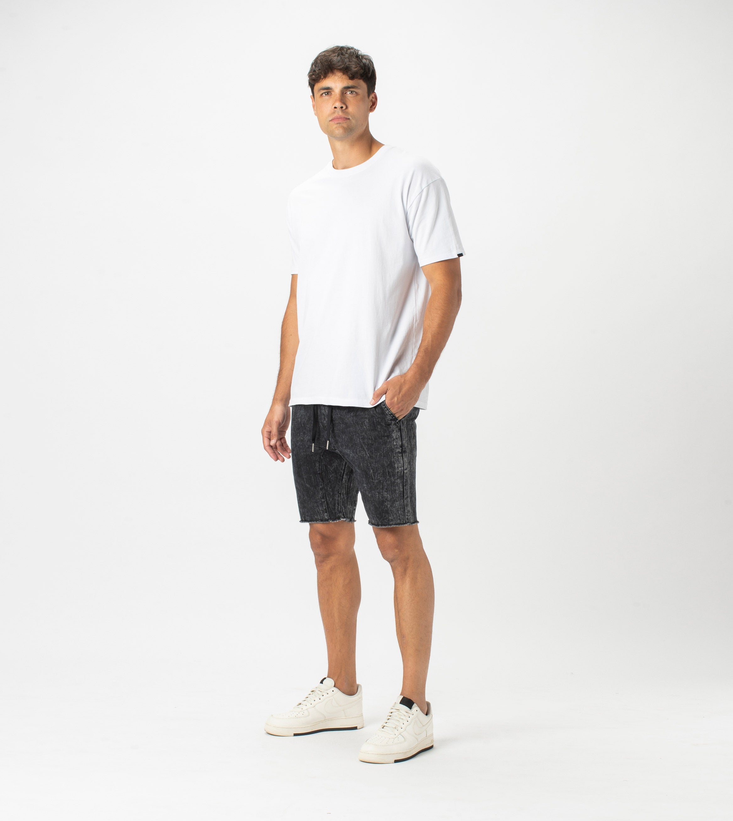 Sureshot Denim Short Black Salt
