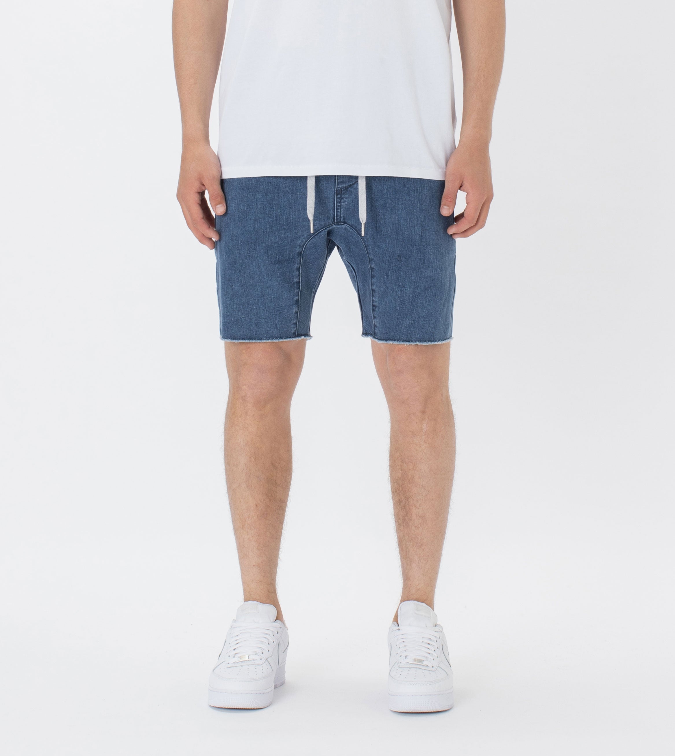 Sureshot Denim Short Stripped Indigo