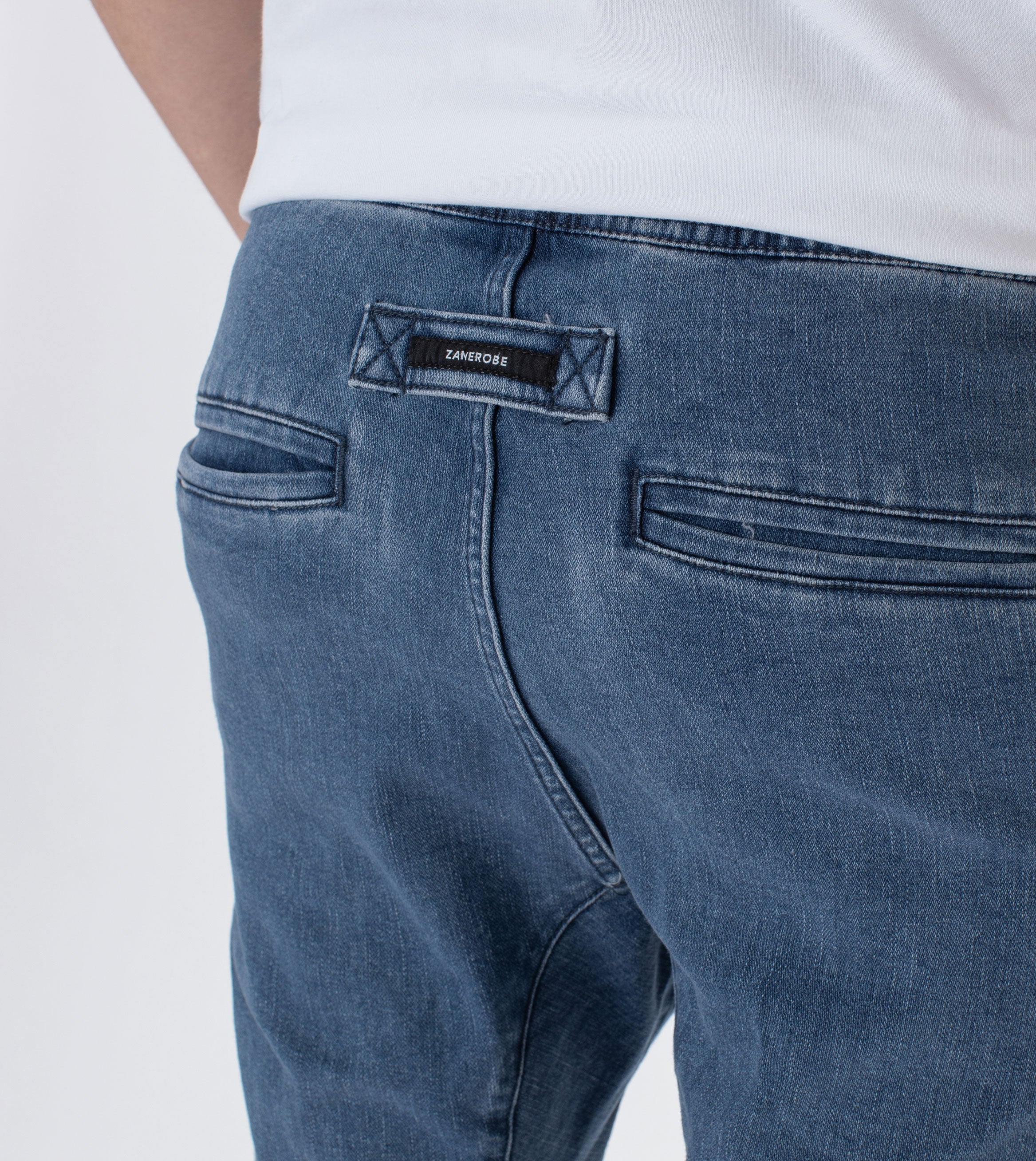 Sureshot Denim Short Stripped Indigo