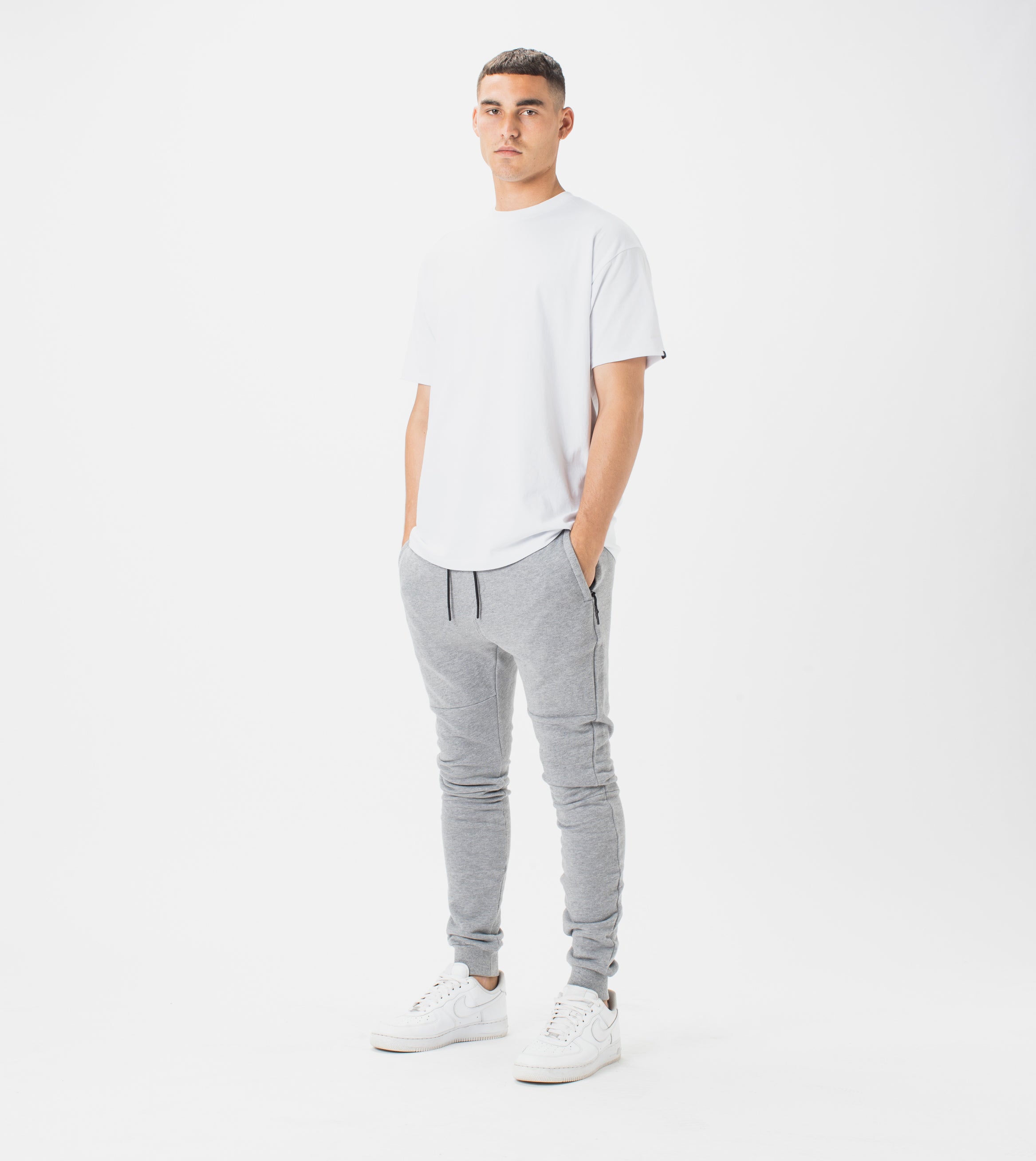 Sureshot Fleece Jogger Dk Grey Marle
