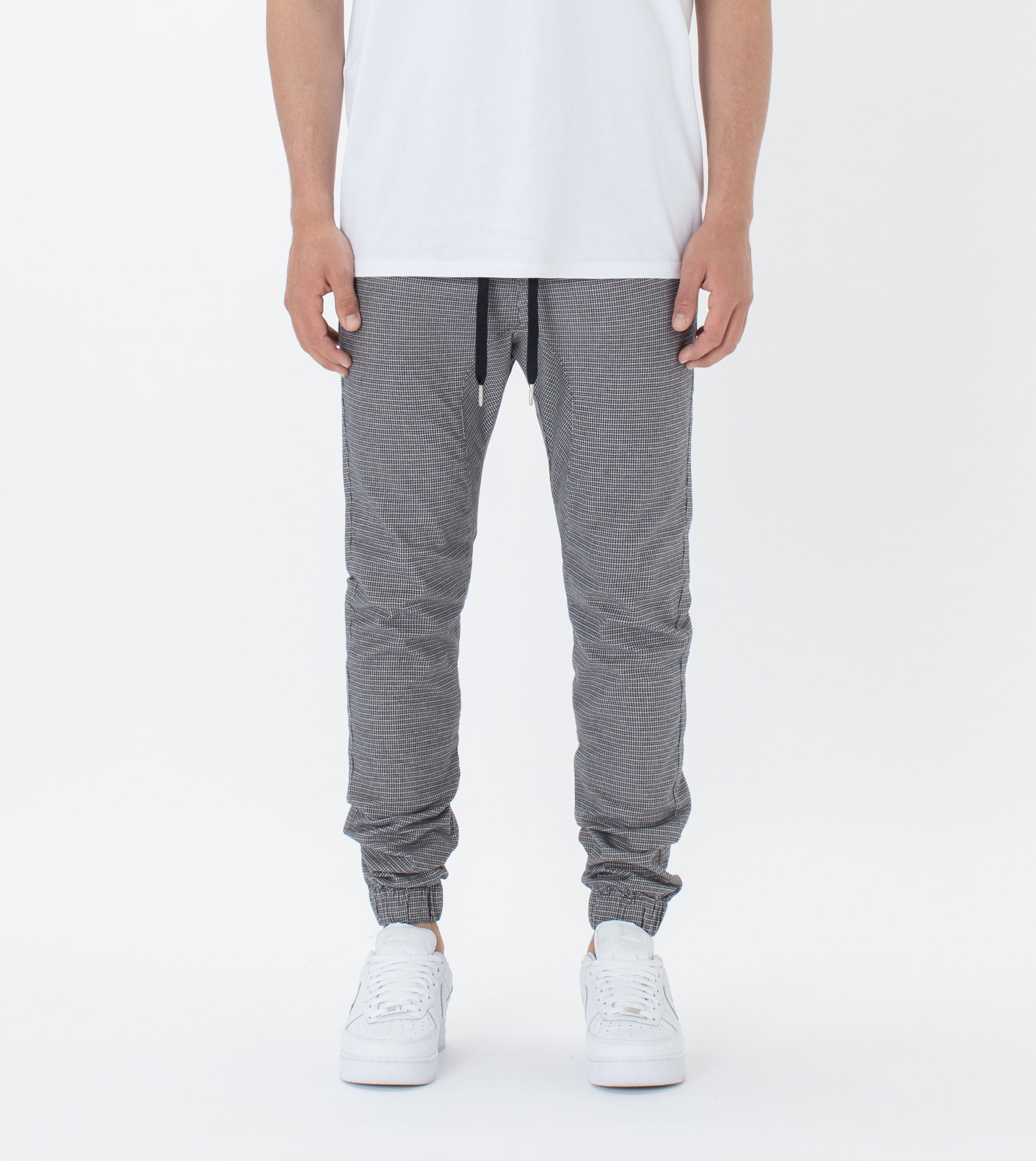 Sureshot Herringbone Jogger Grey Marle