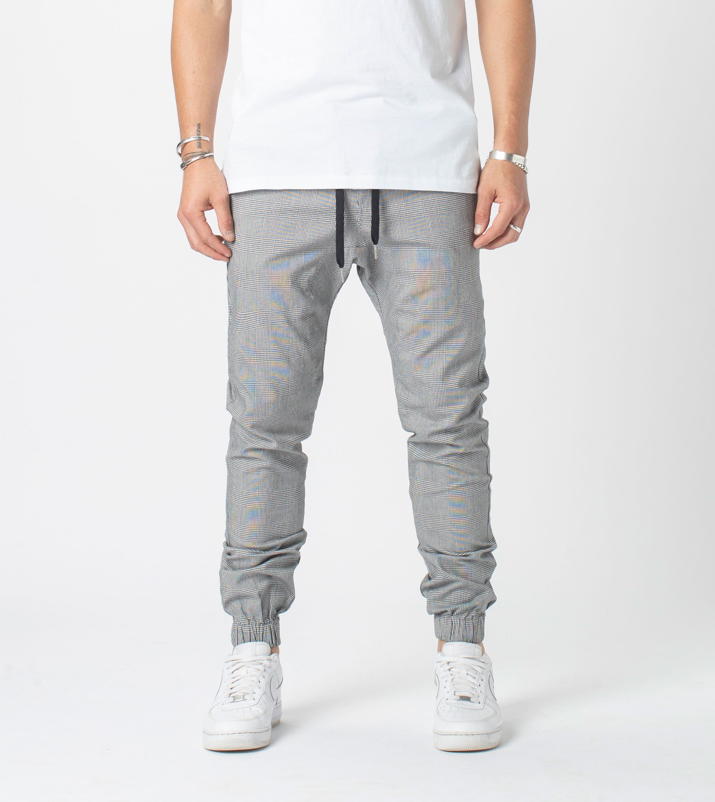 Plaid Sureshot Jogger Grey