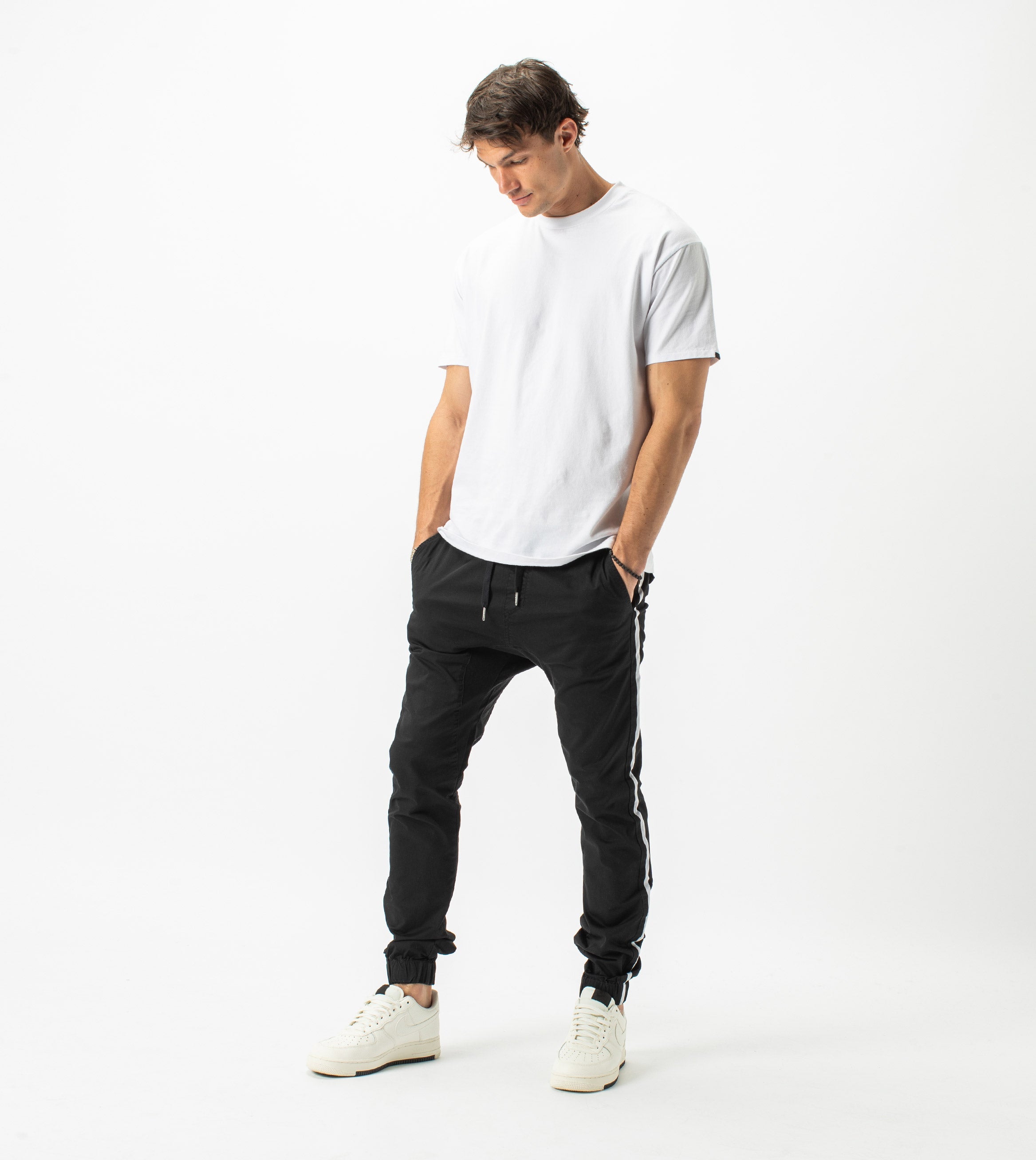 Sureshot Sideline  Lightweight Jogger Black/White
