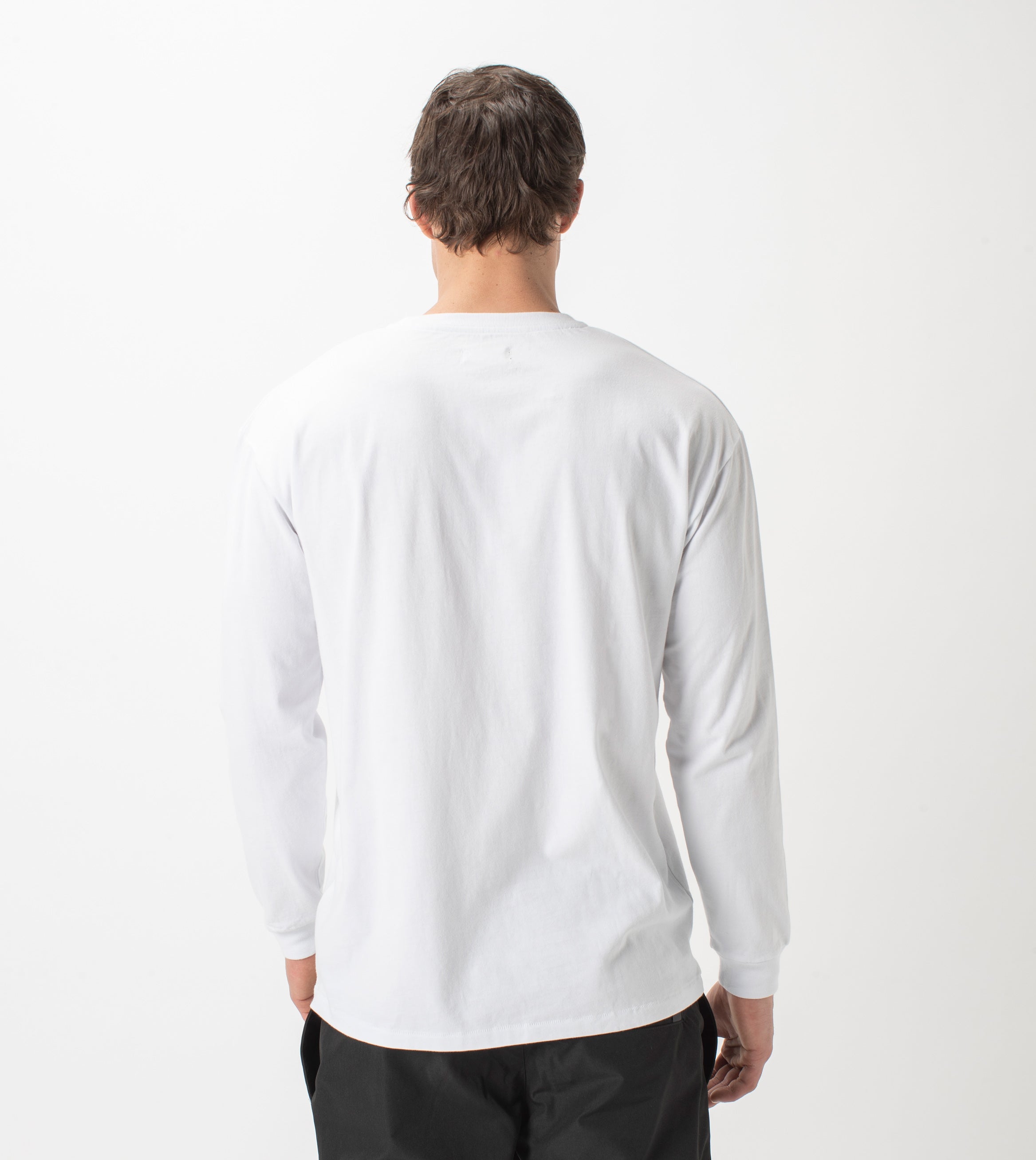 Tech Box LS Tee White