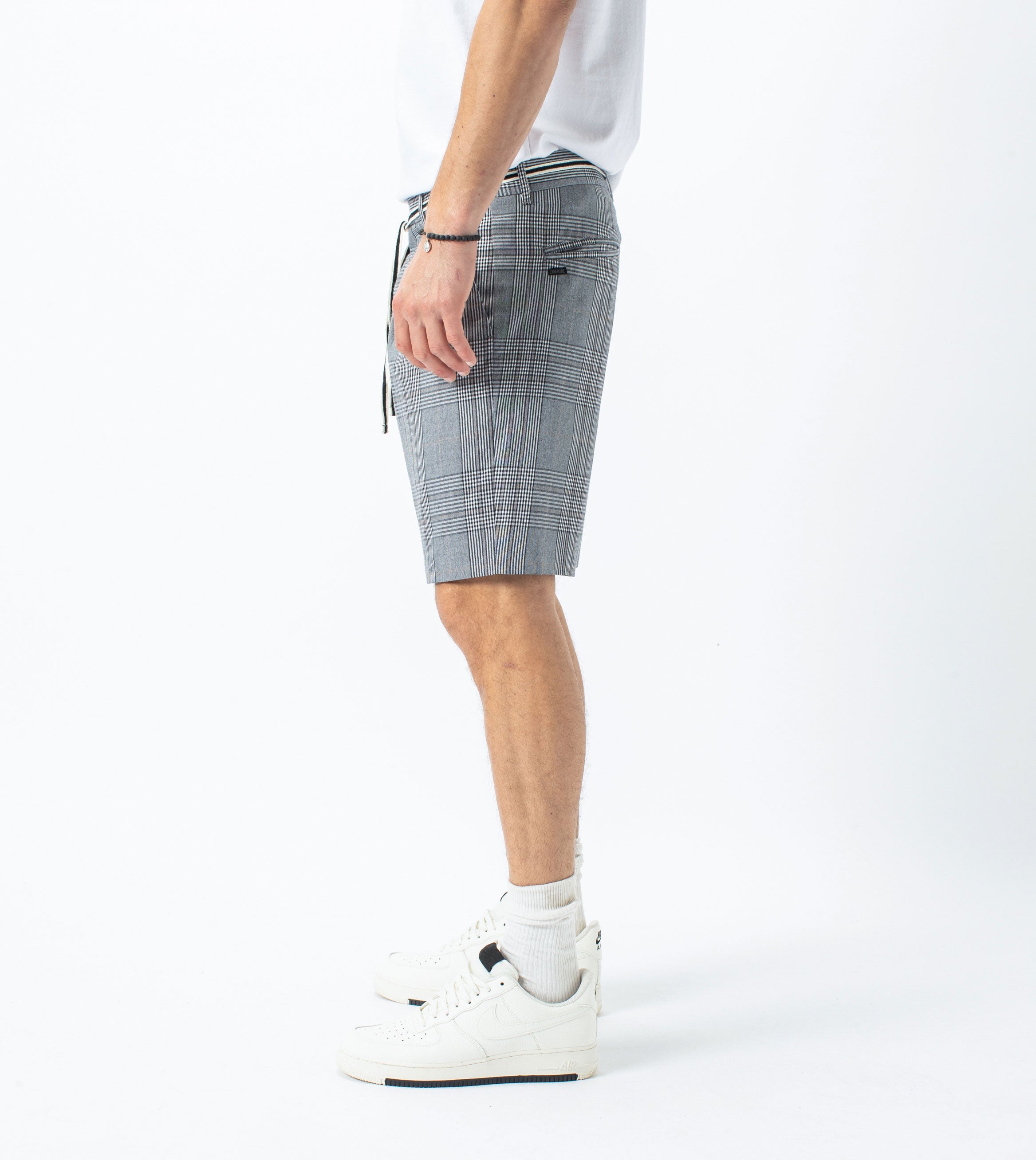 Tailo Plaid Short Grey