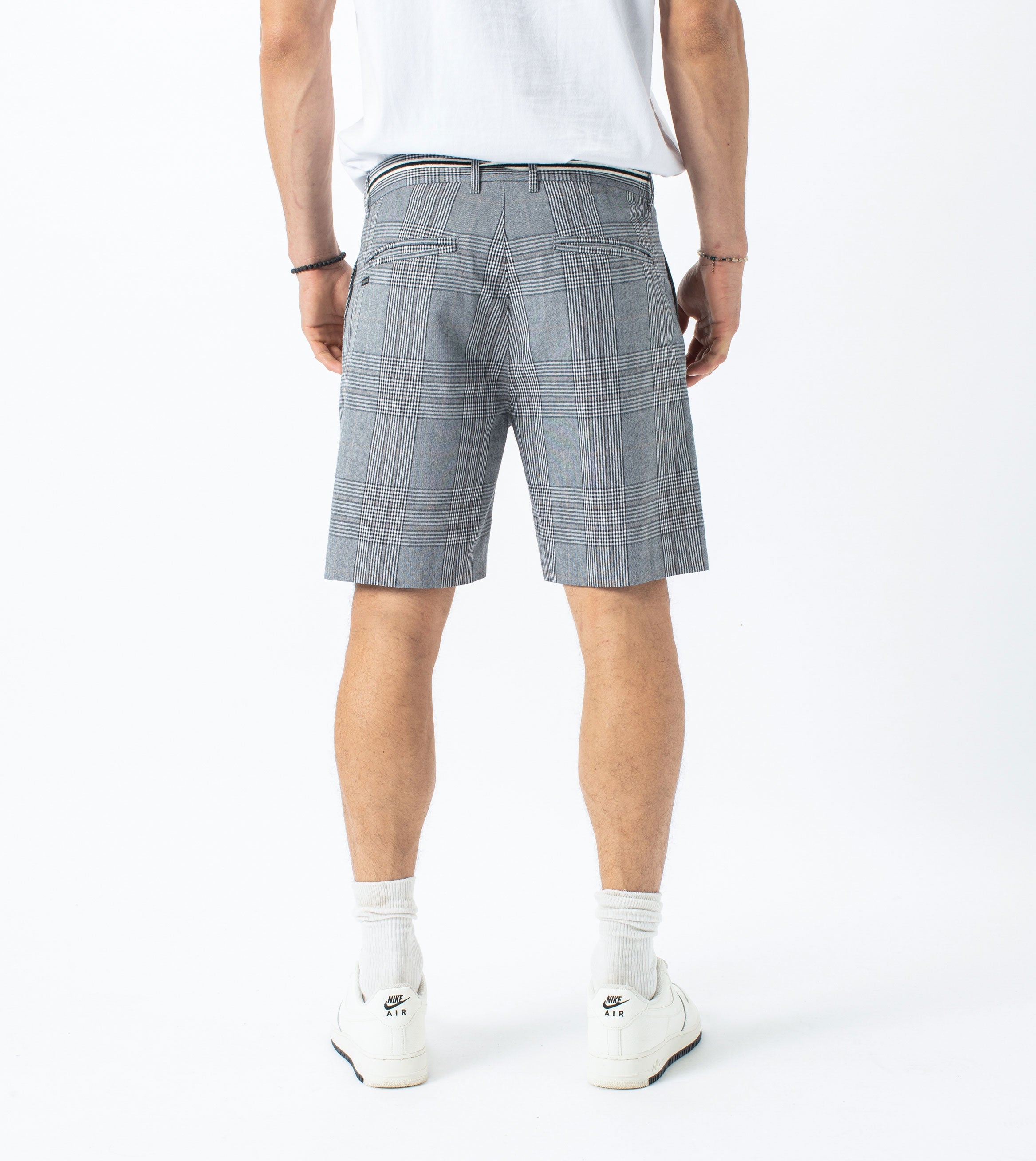 Tailo Plaid Short Grey