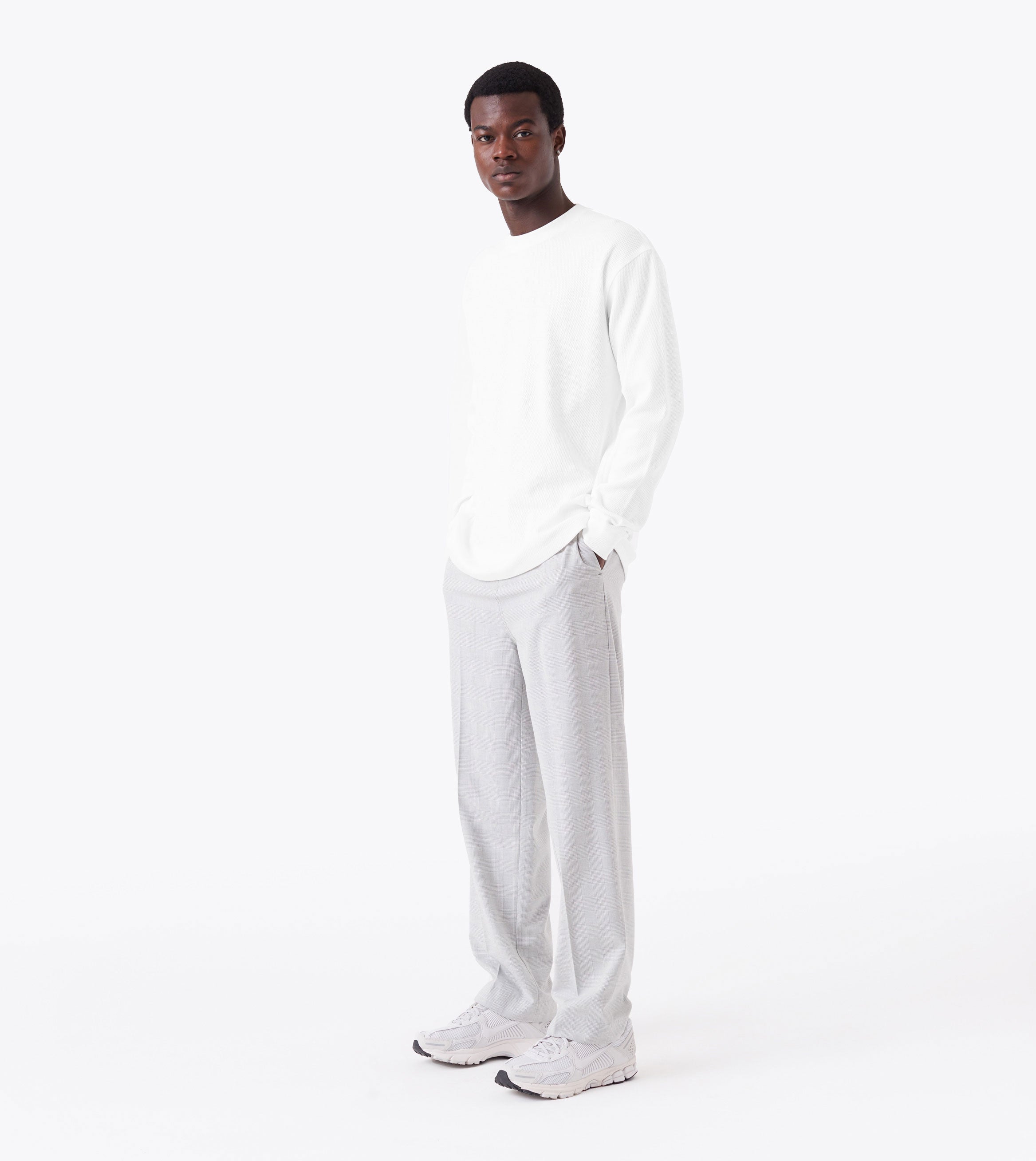 Thermal Box LS Tee Vintage White