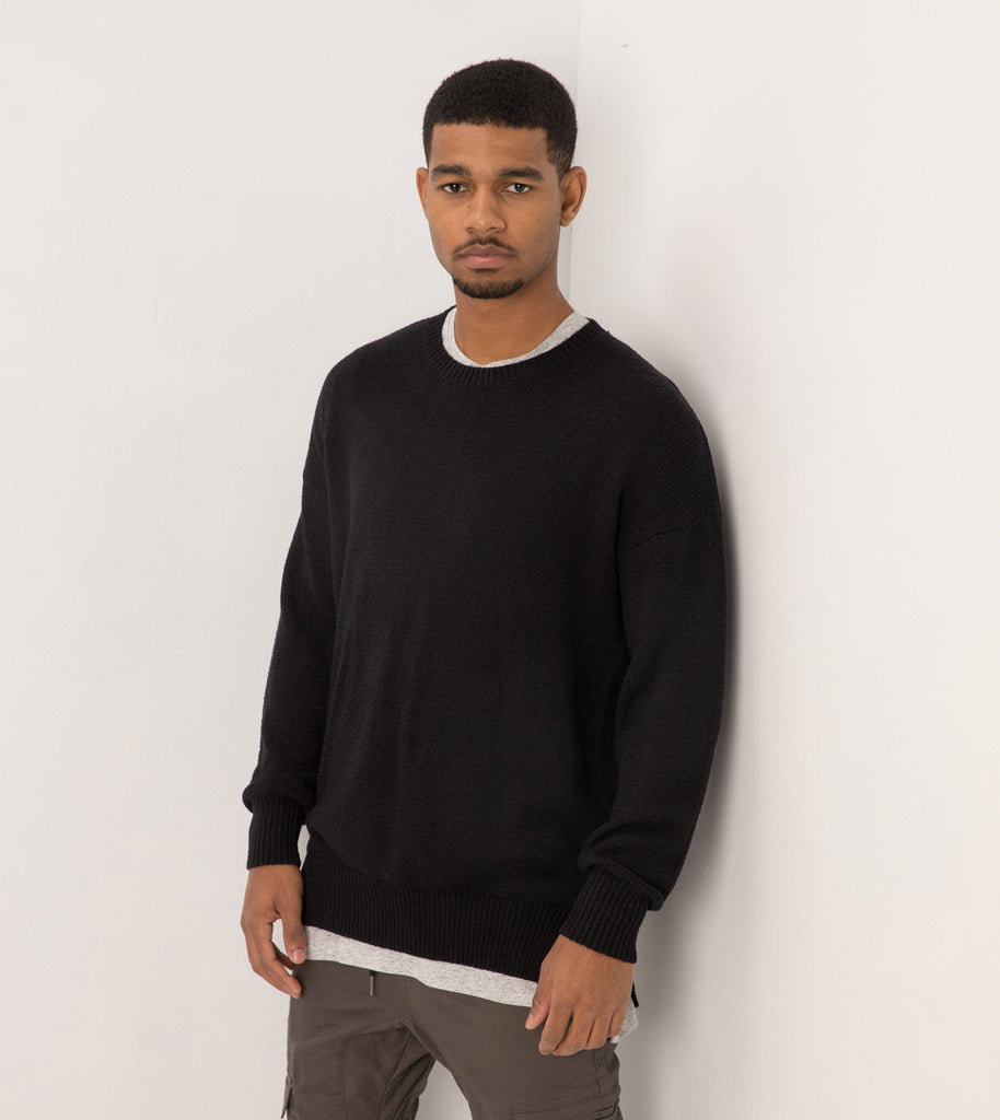 Towel Crew Knit Black – ZANEROBE Australia