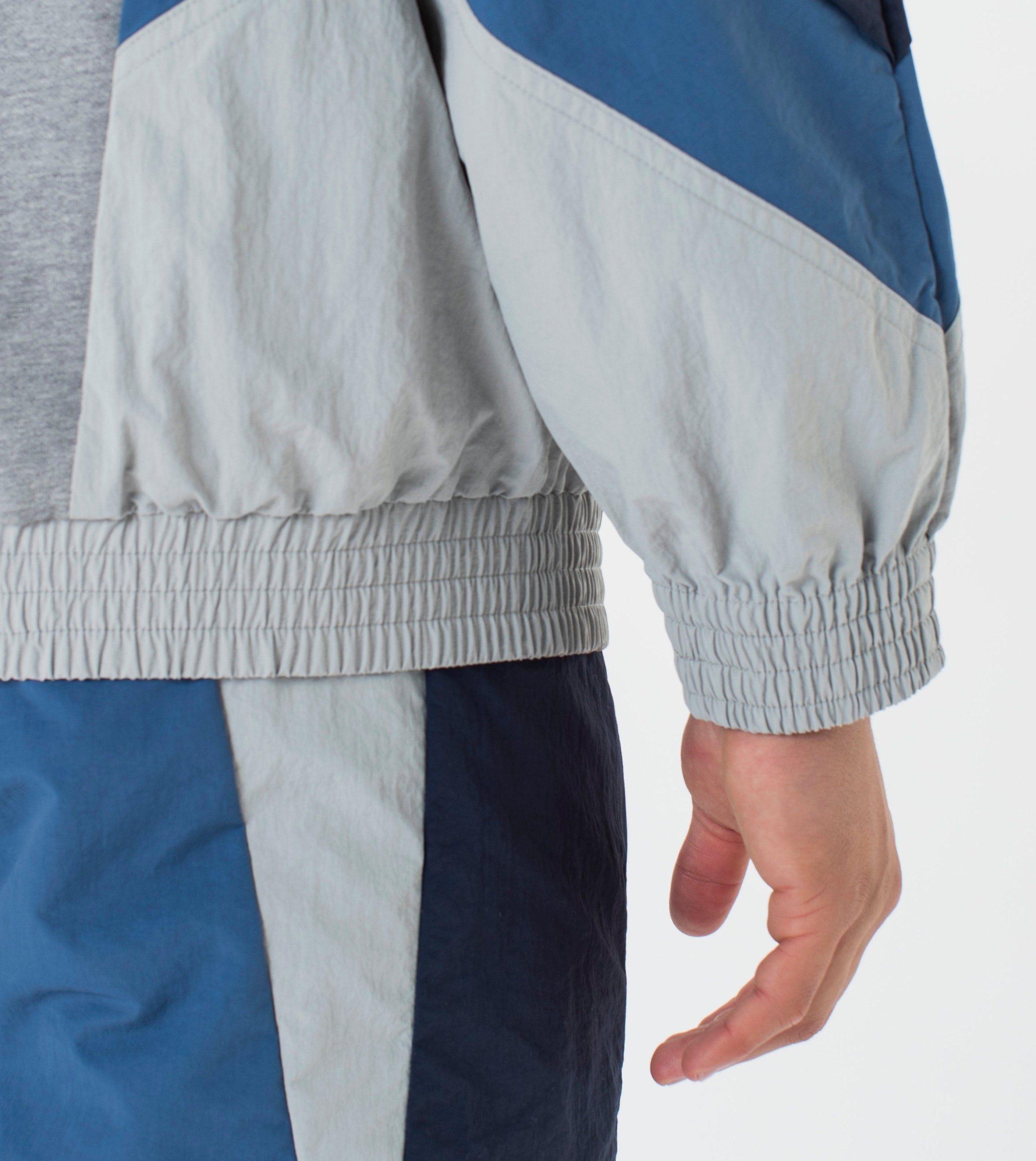 Panel Track Crew Sweat Royal/Indigo