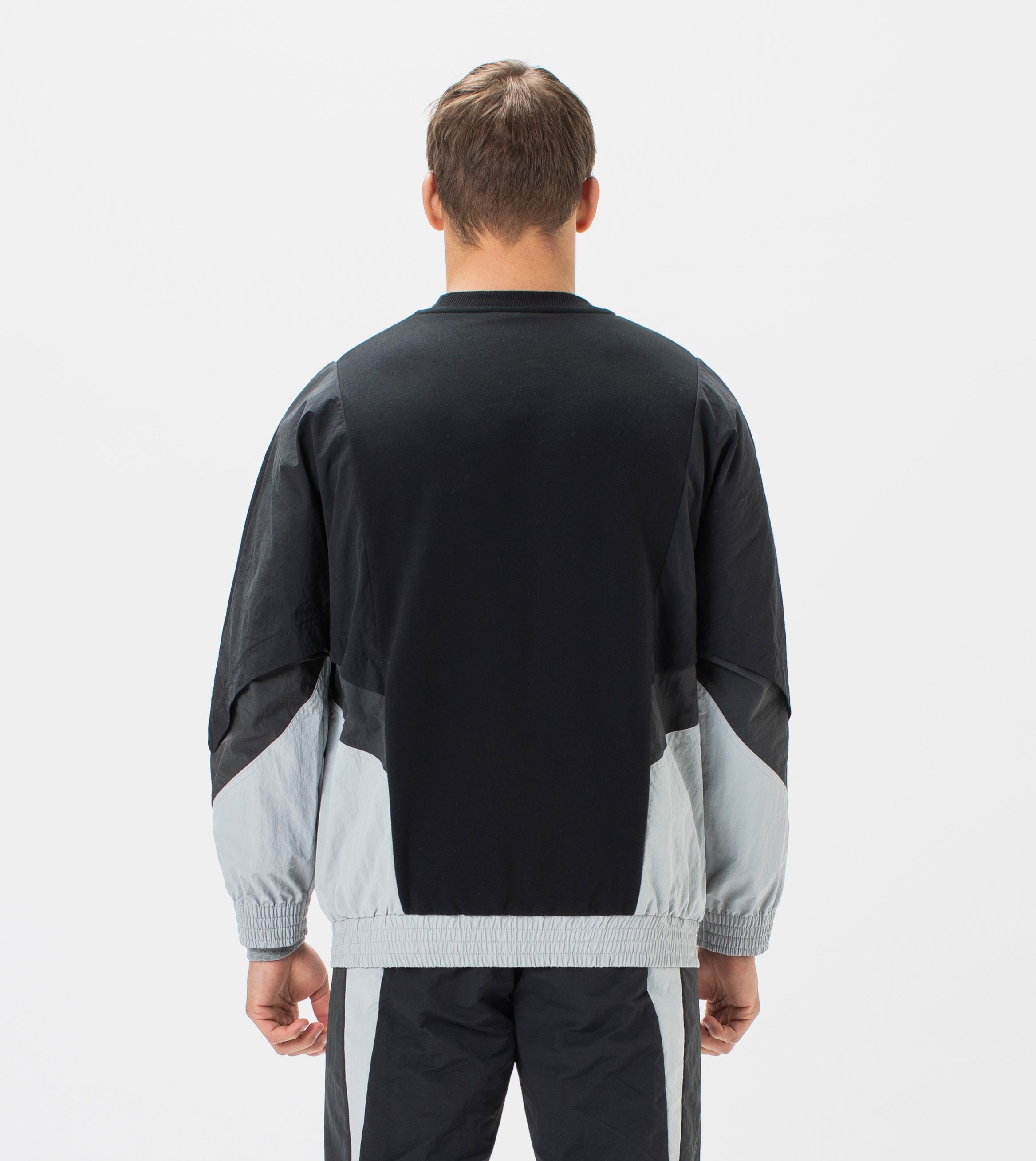 Panel Track Crew Sweat Black/Ash
