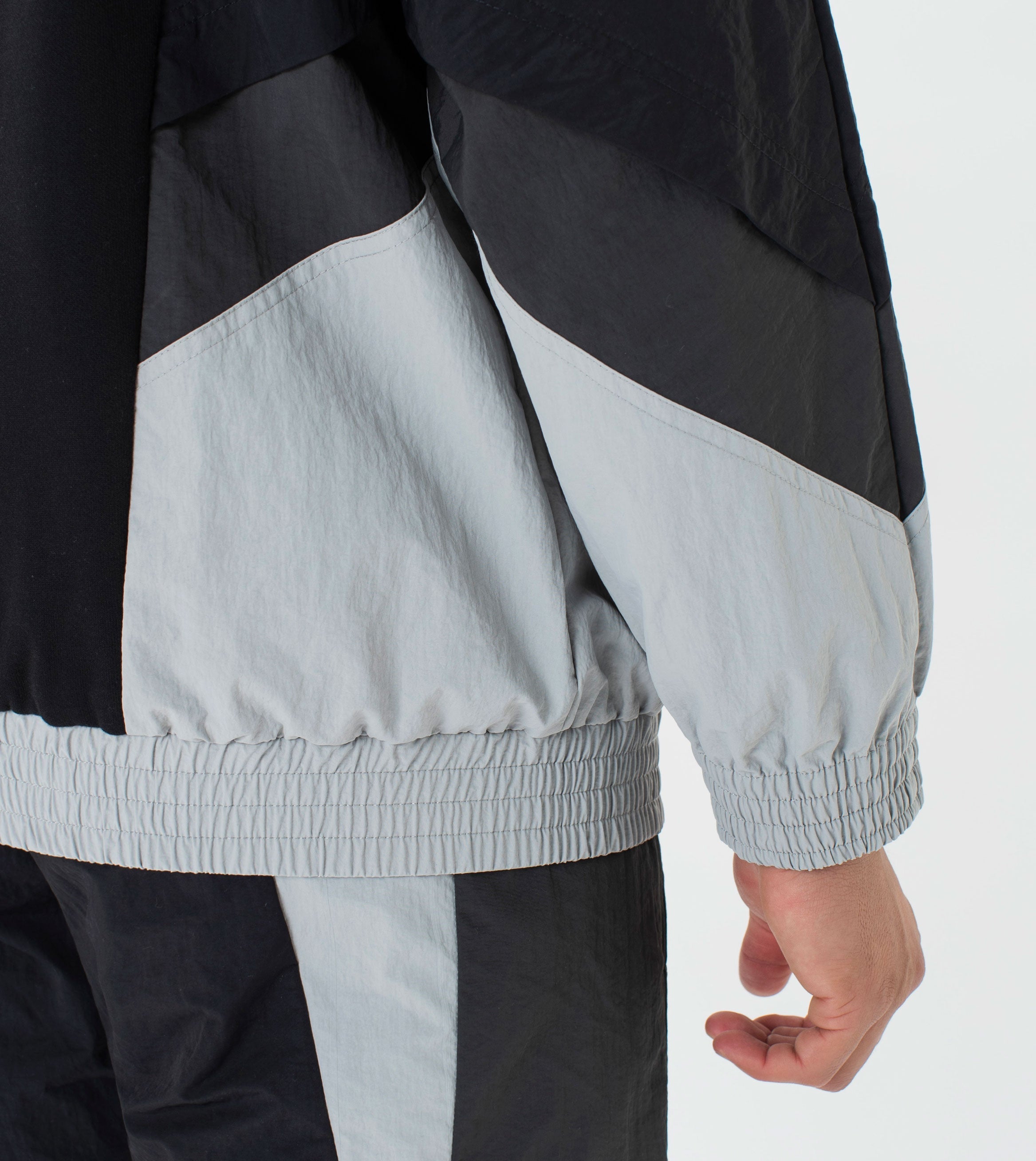 Panel Track Crew Sweat Black/Ash