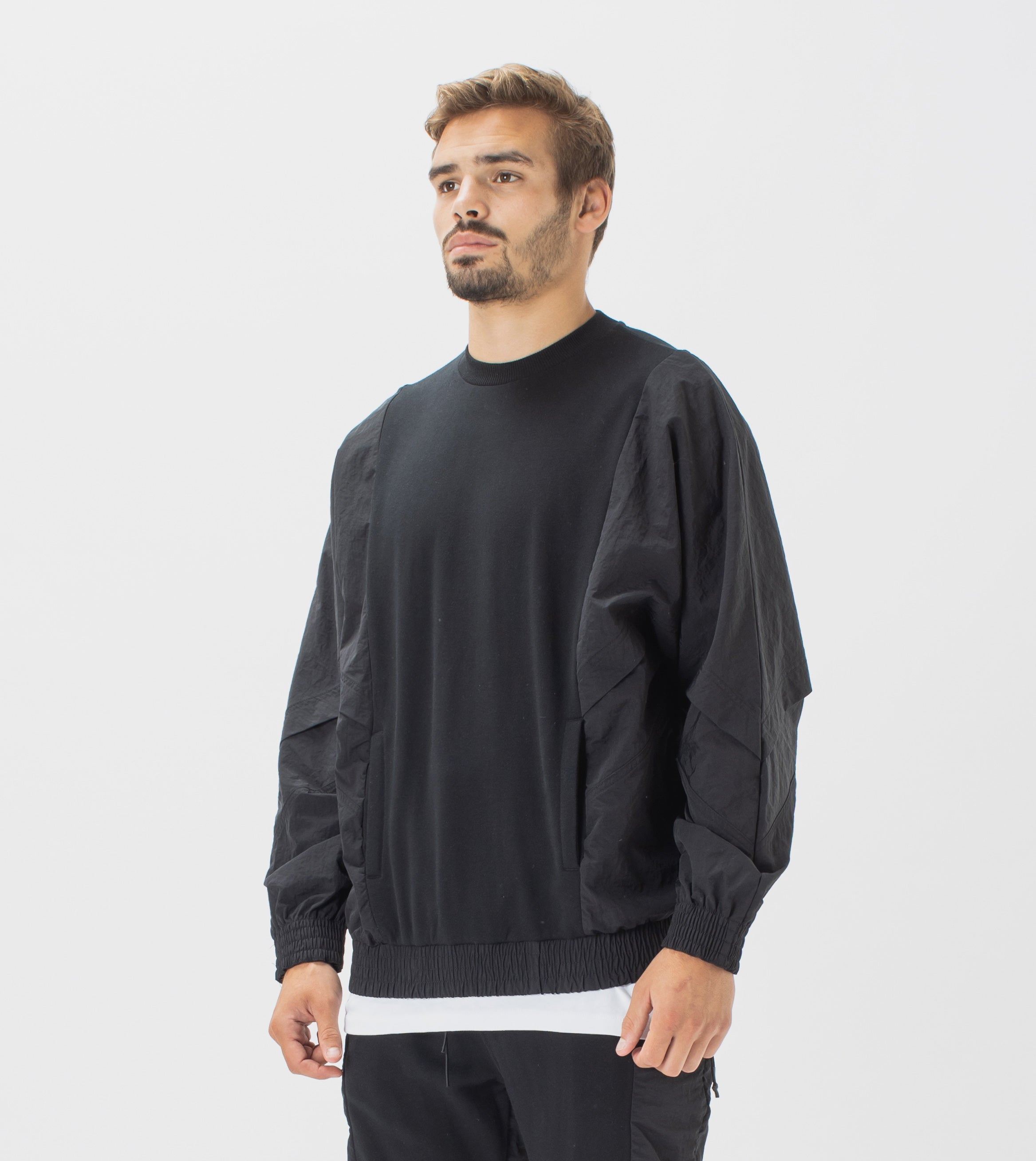 Track Lowgo Crew Sweat Black