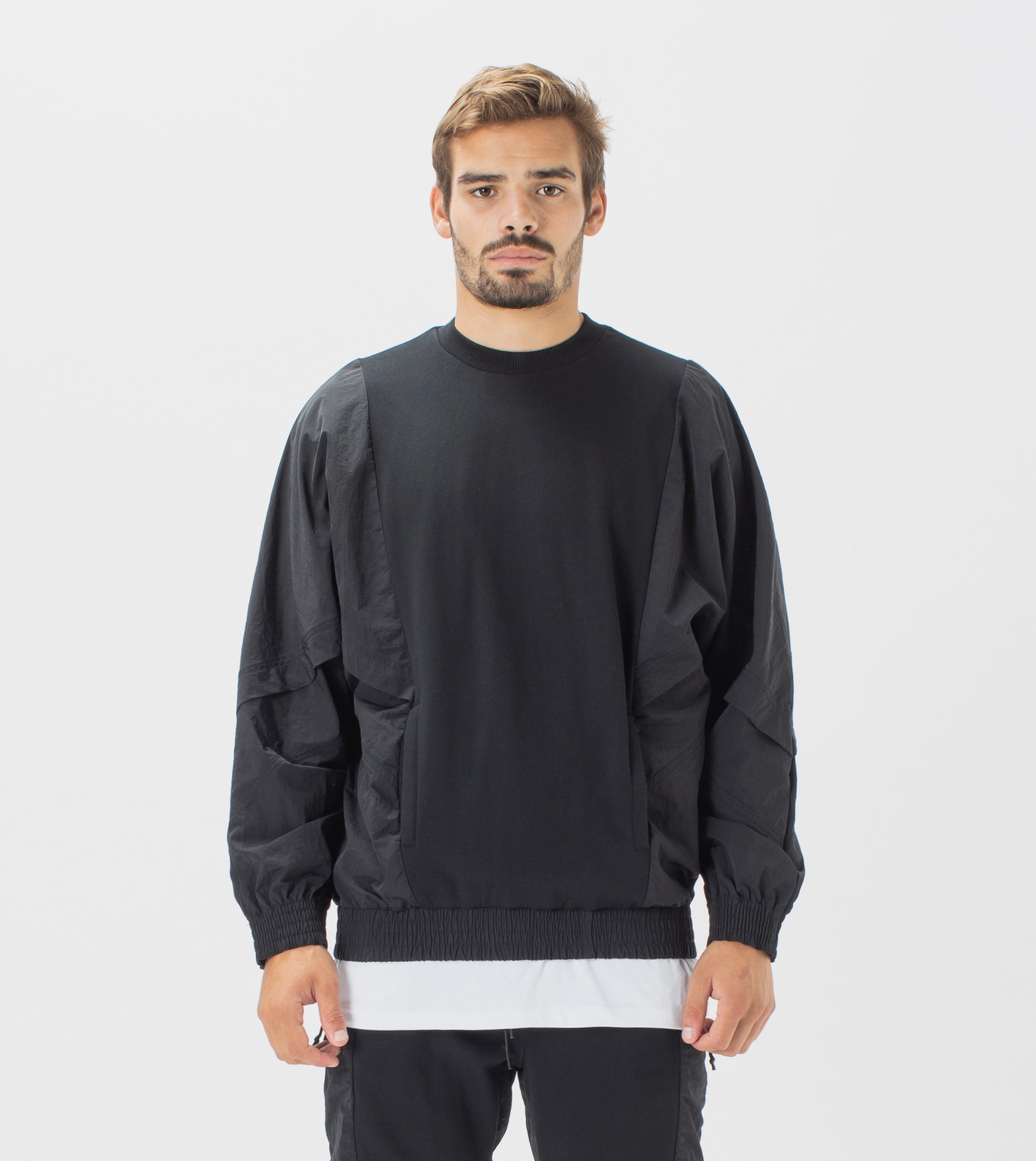 Track Lowgo Crew Sweat Black