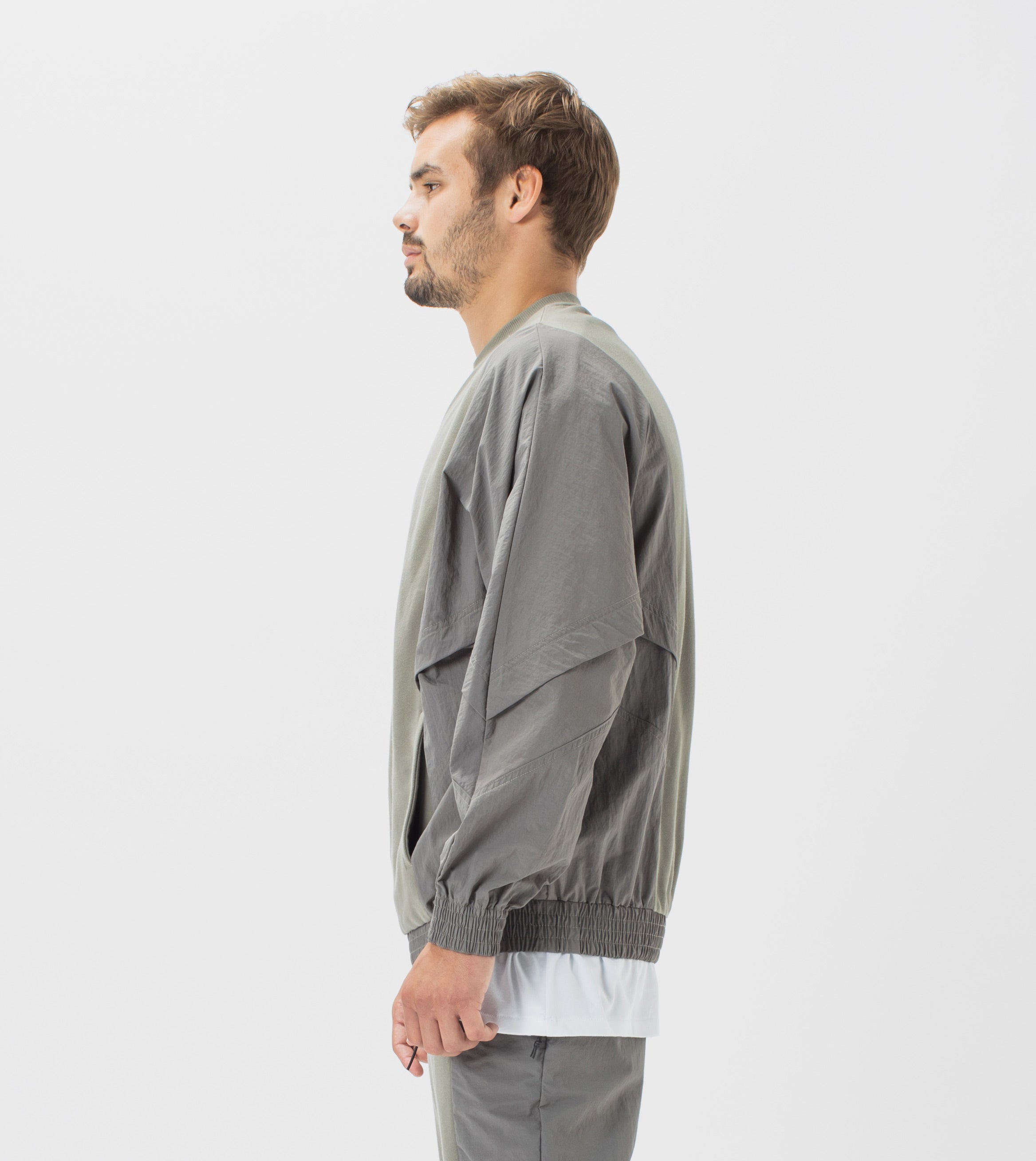 Track Lowgo Crew Sweat Dk Moss
