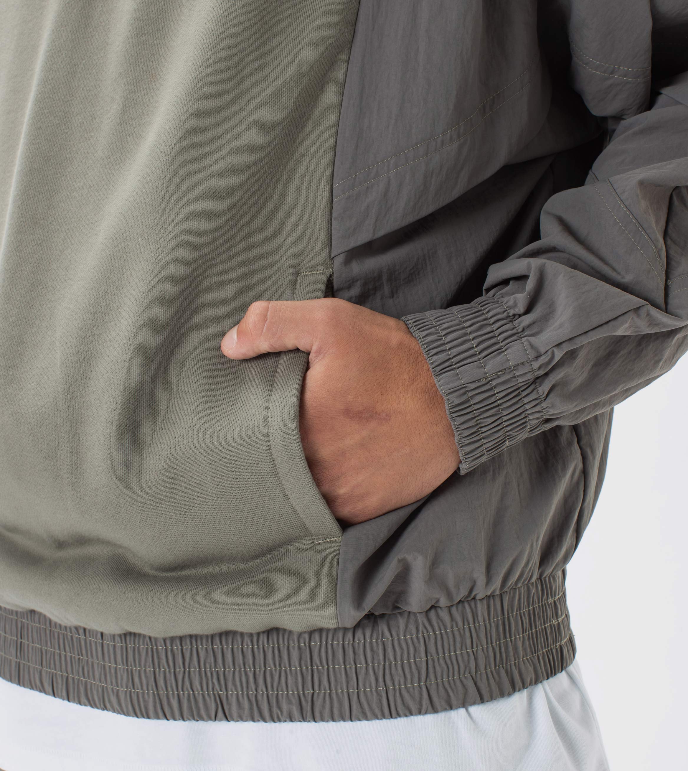 Track Lowgo Crew Sweat Dk Moss