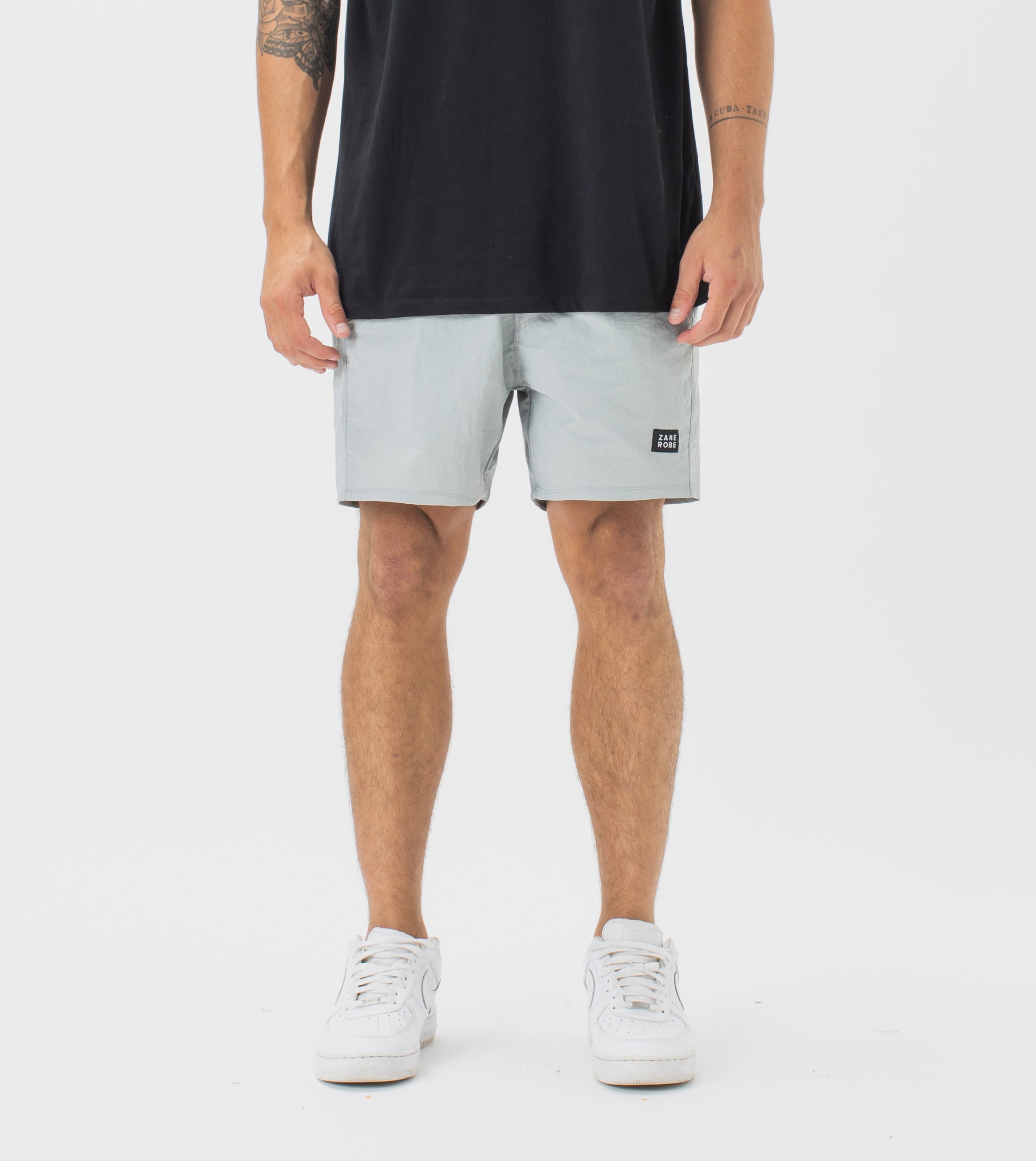 Track Short Ice Grey