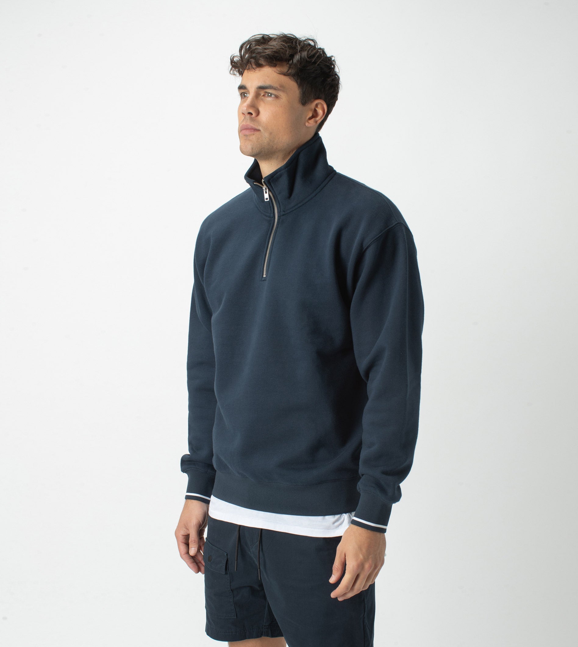 Track Zip Sweat Ink