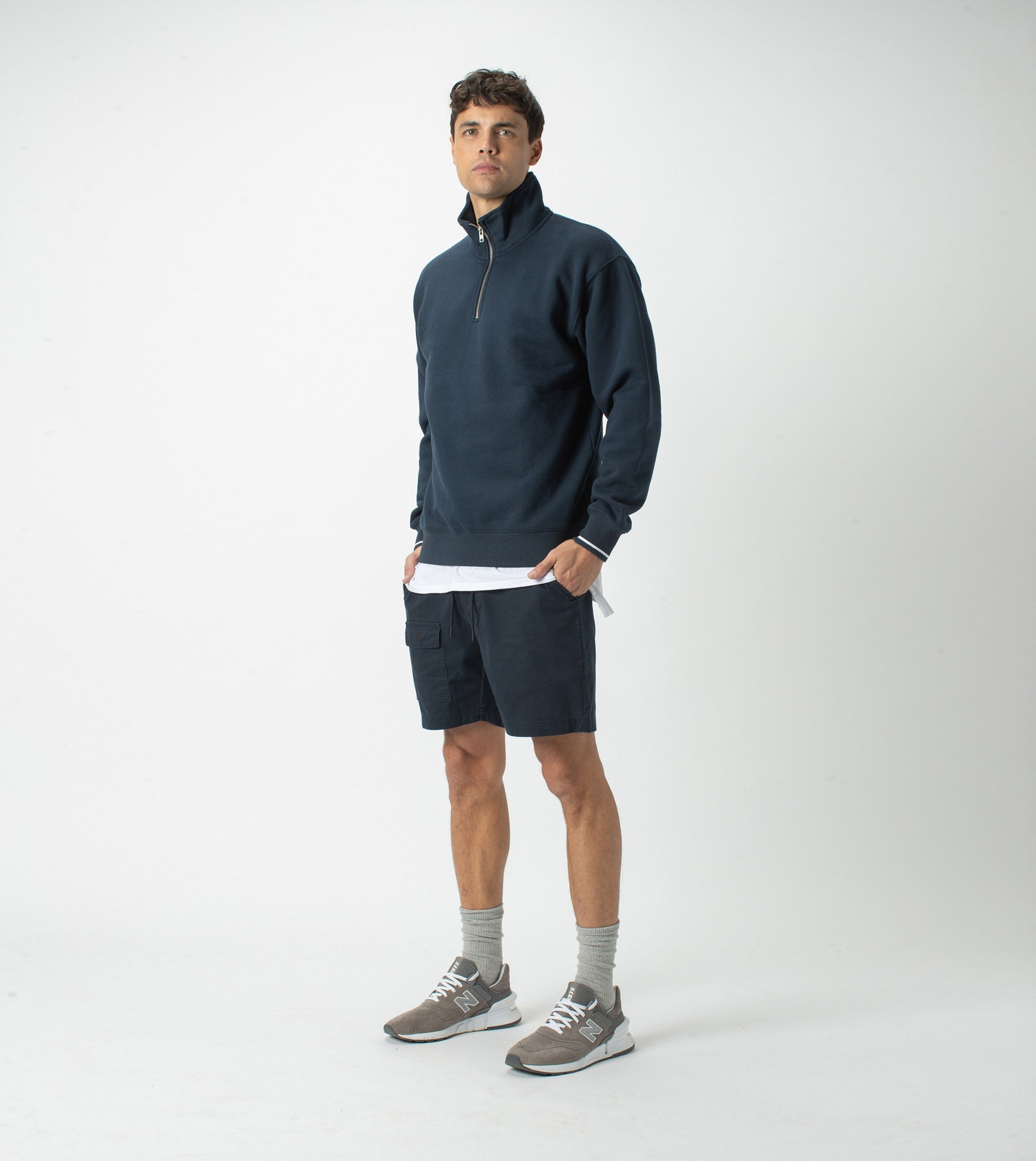 Track Zip Sweat Ink